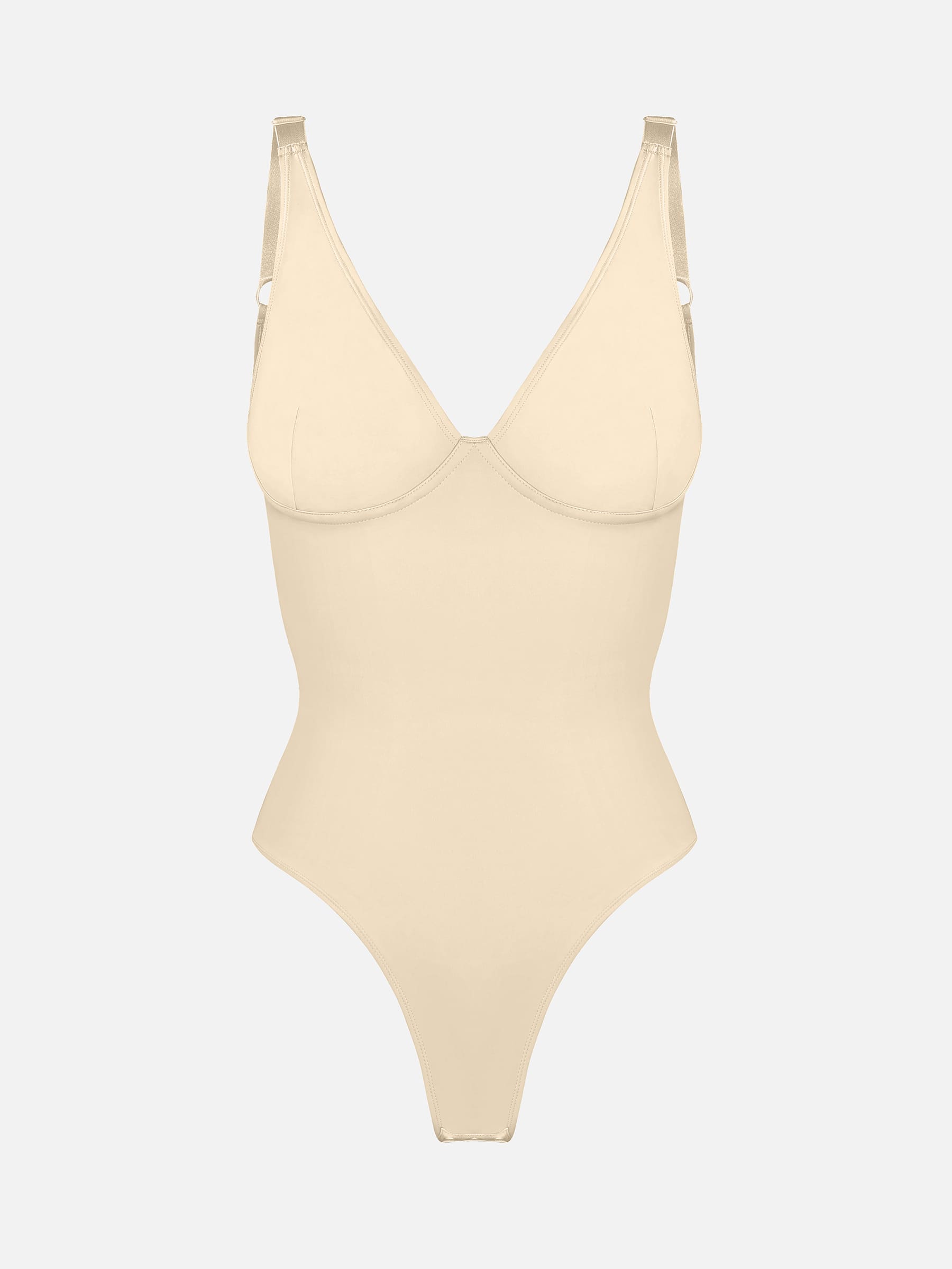 Divinegirl V Neck Tummy Control Bodysuit