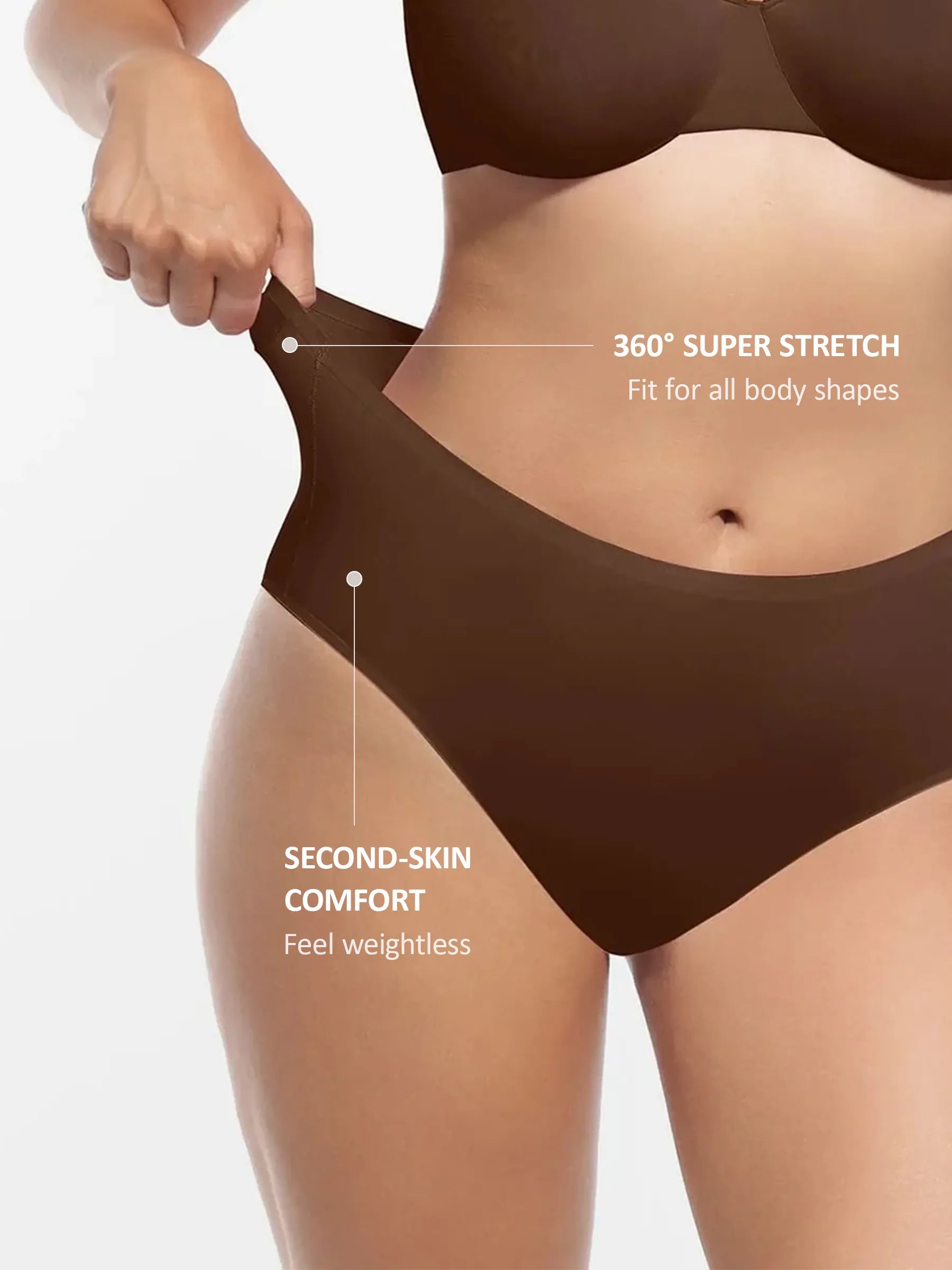 Feelingirl Cloud-Like Mid-Waist Brief Panties