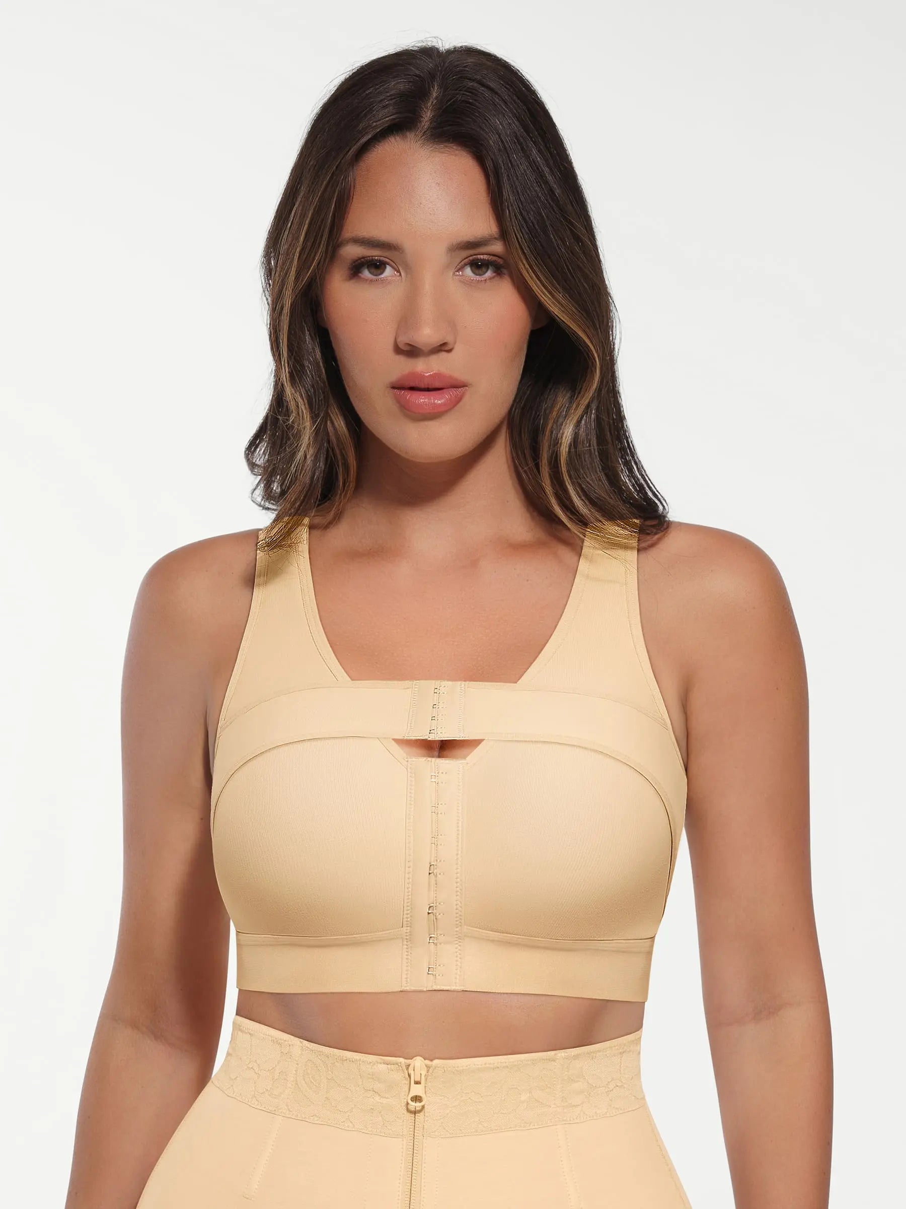 Divinegirl Post-Surgical Full Coverage Bra With Support Band