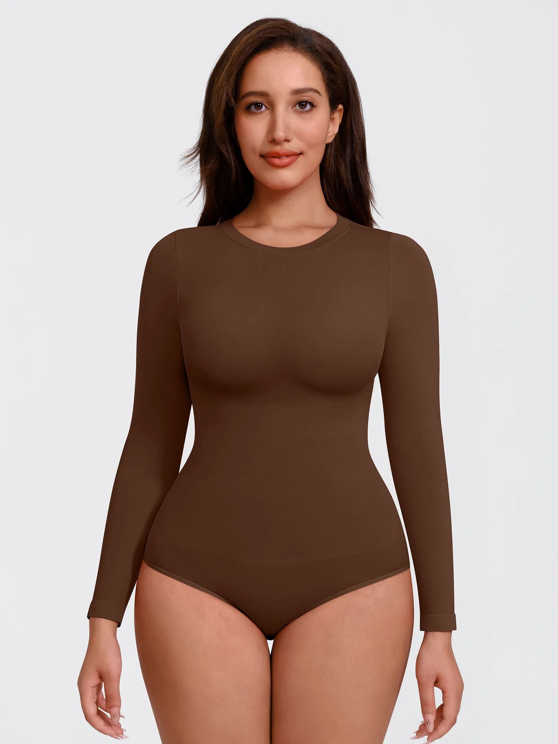Feelingirl Seamless Crew Neck Bodysuit