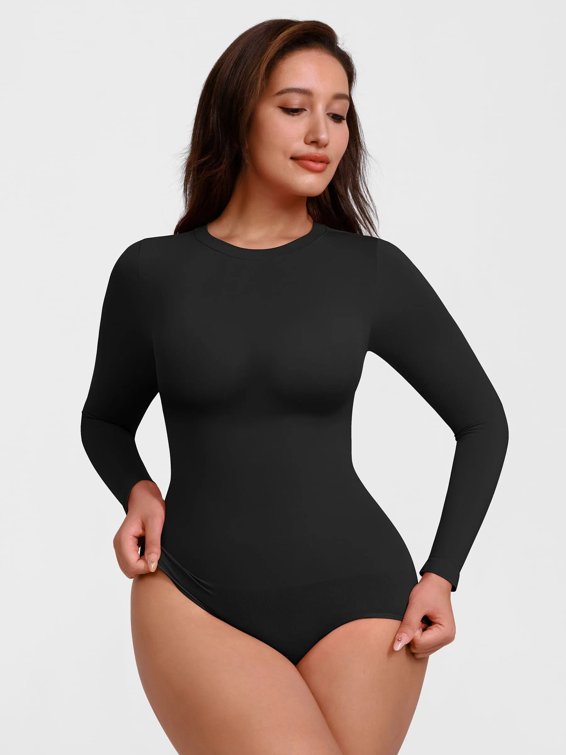 Feelingirl Seamless Crew Neck Bodysuit