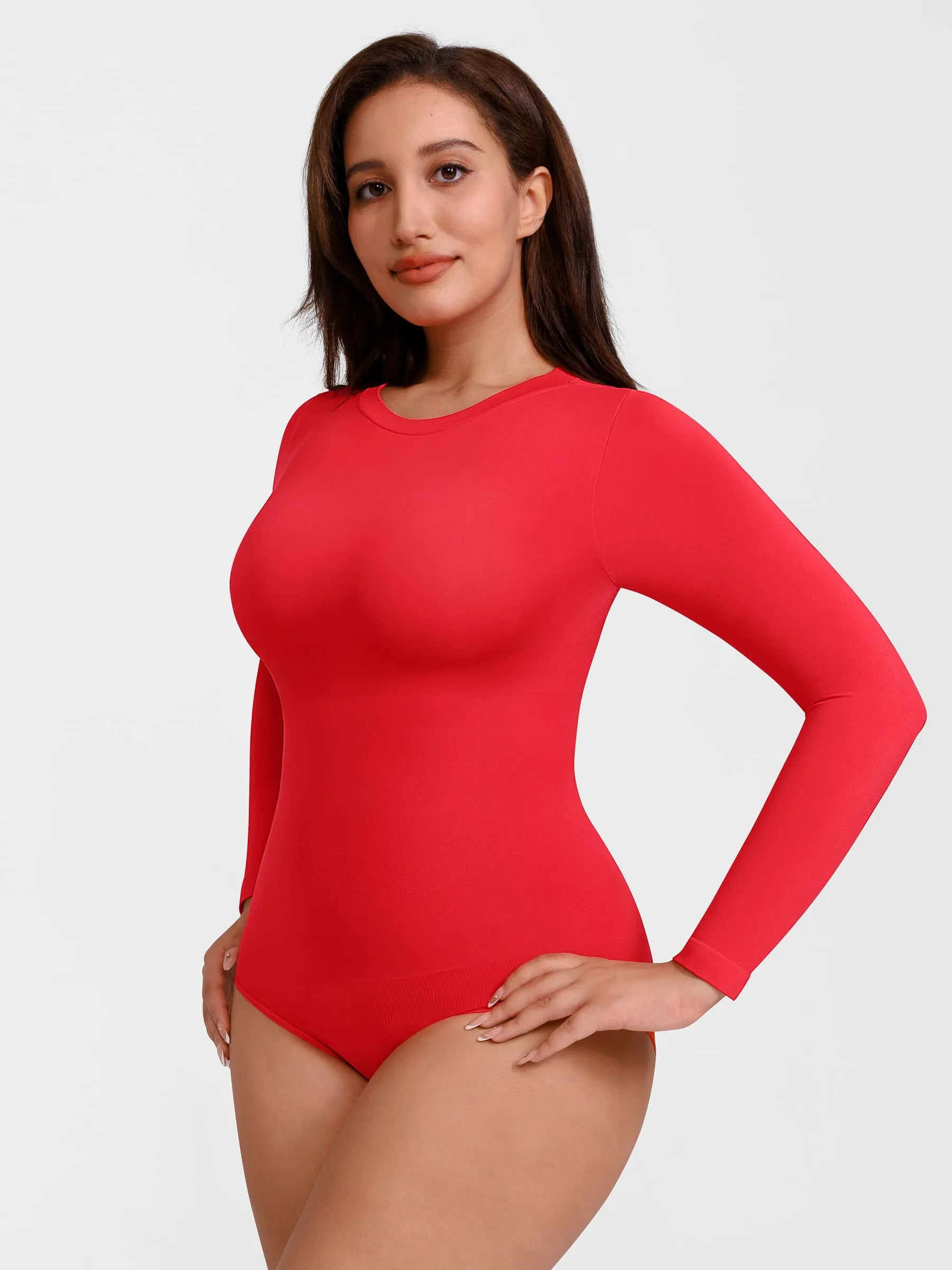 Feelingirl Seamless Crew Neck Bodysuit