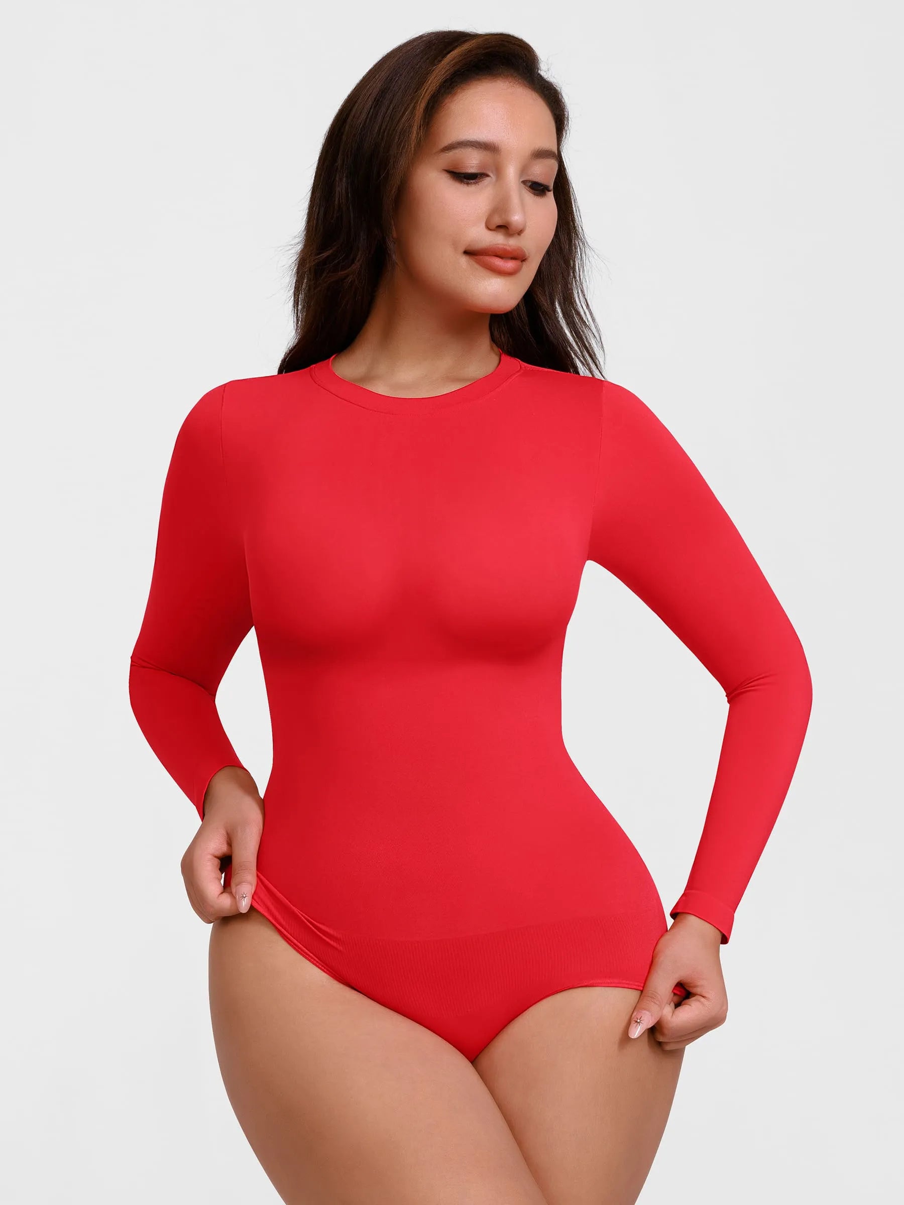 Feelingirl Seamless Crew Neck Bodysuit