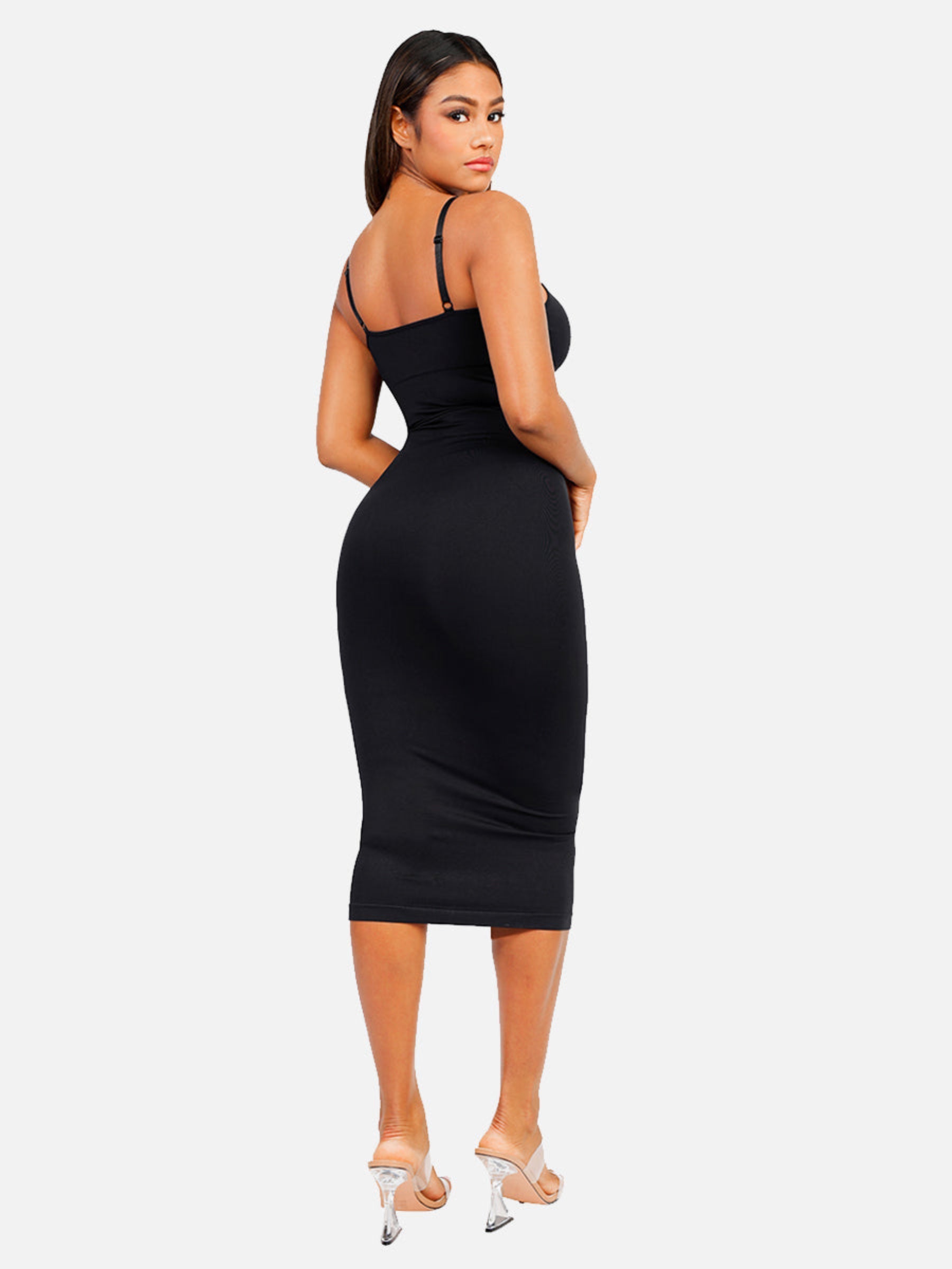 Feelingirl Seamless Midi Body Shaper Dress