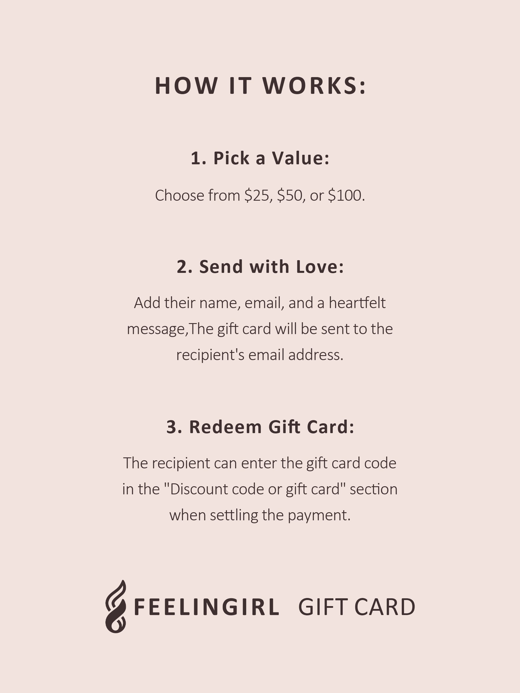 Feelingirl E-Gift Card
