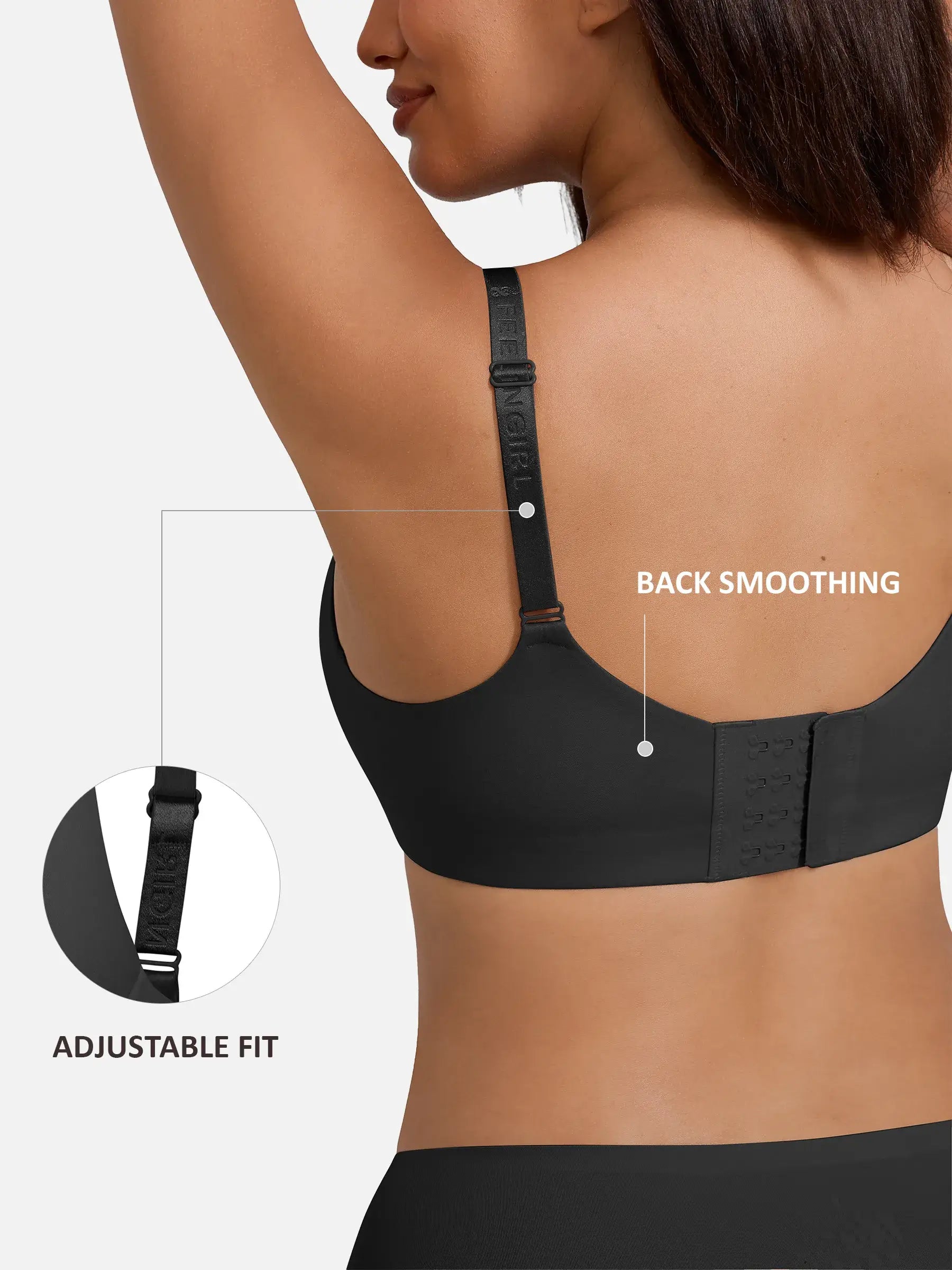 Feelingirl Cloud Soft Wireless Bra Seamless Lift Support Everyday Wear