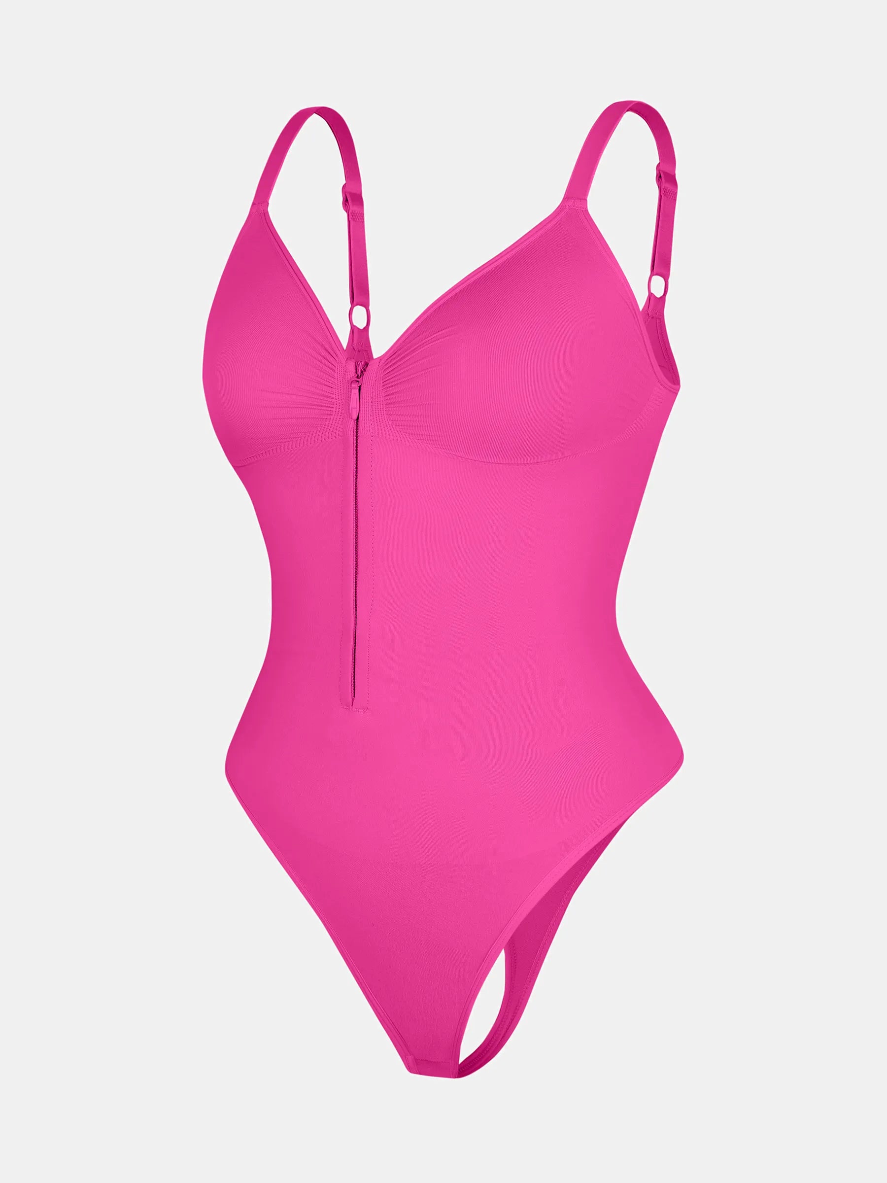 Feelingirl  Seamless Shaping Tummy Control Zipper Bodysuit