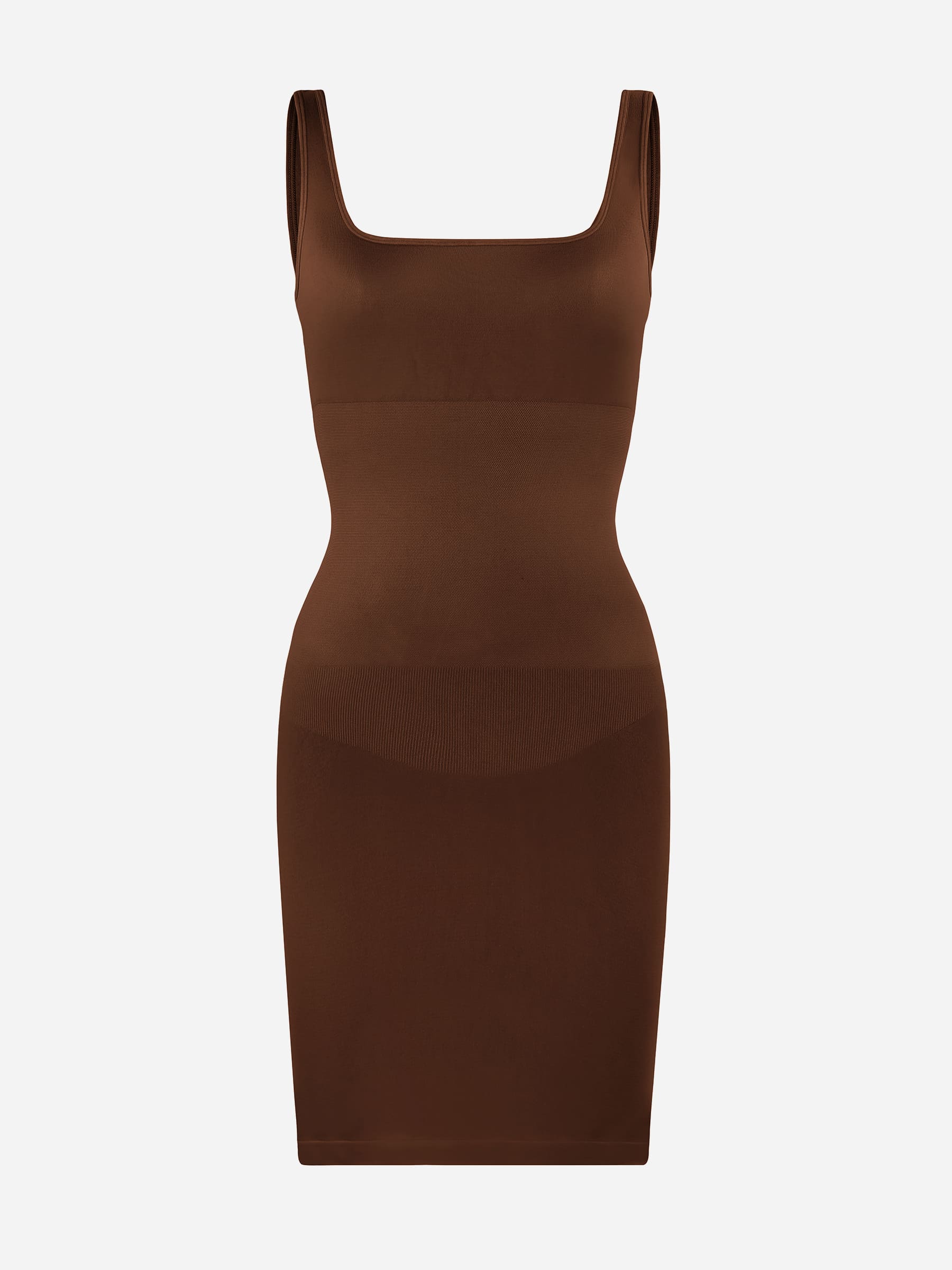 Feelingirl Seamless Square Neck Shaping Dress