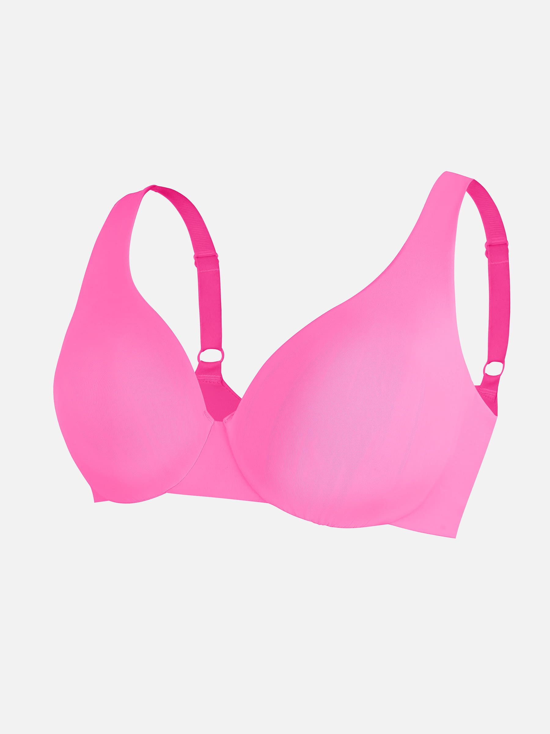 Feelingirl Underwire Adjustable Deep V-neck Bra