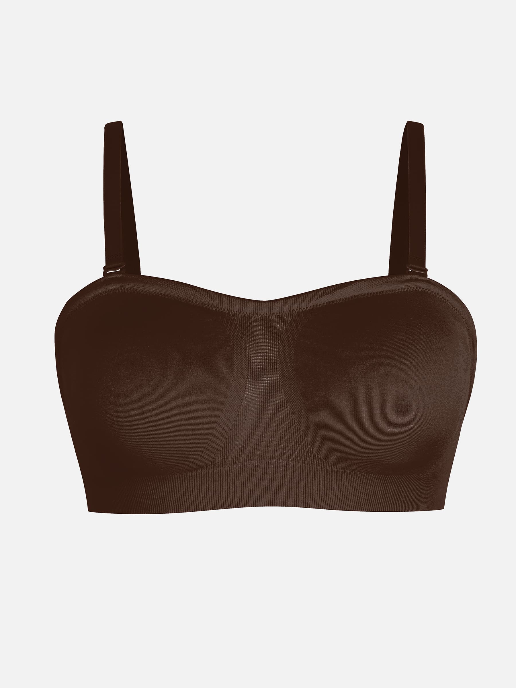 Feelingirl Seamless Anti-Slip Bandeau Bra