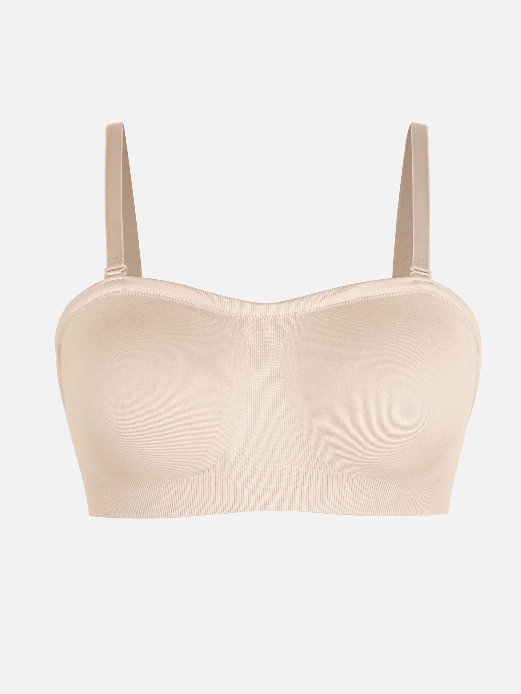 Feelingirl Seamless Anti-Slip Bandeau Bra