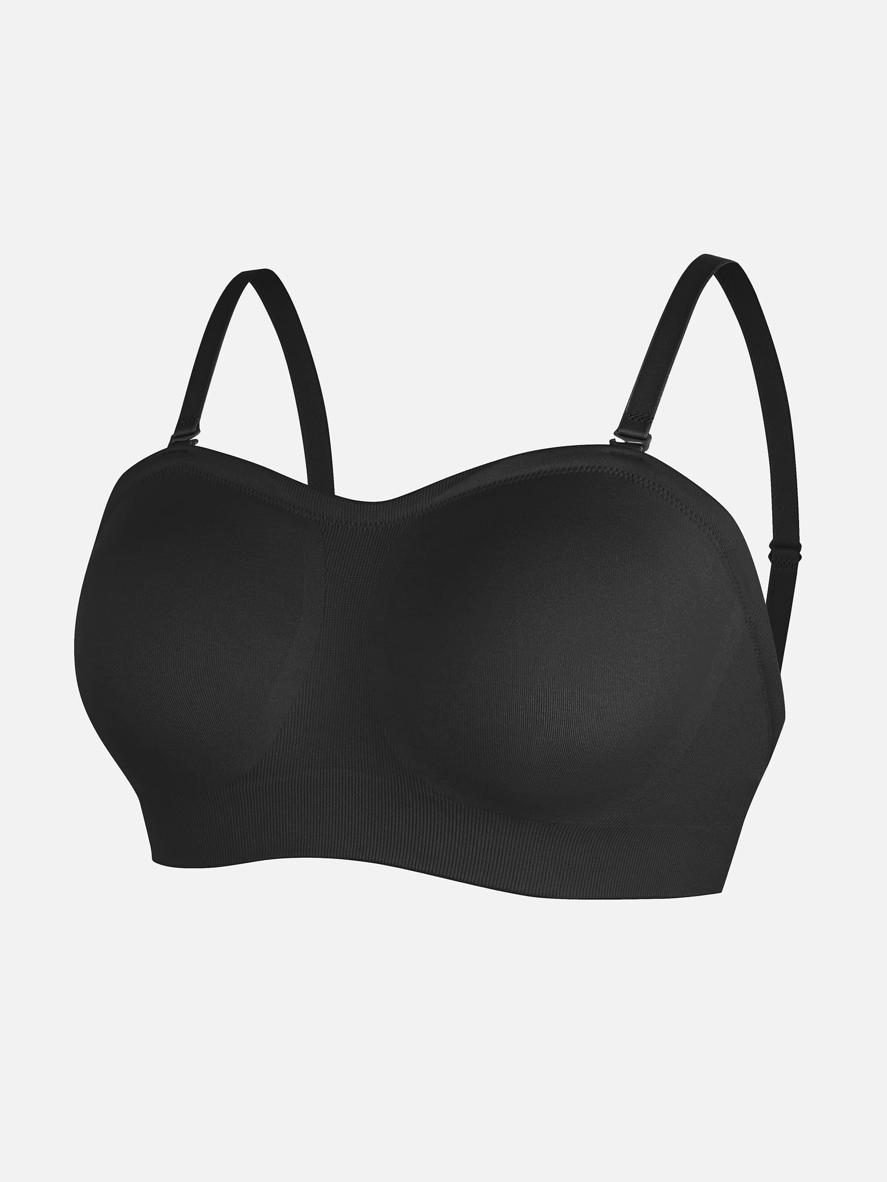 Feelingirl Seamless Anti-Slip Bandeau Bra