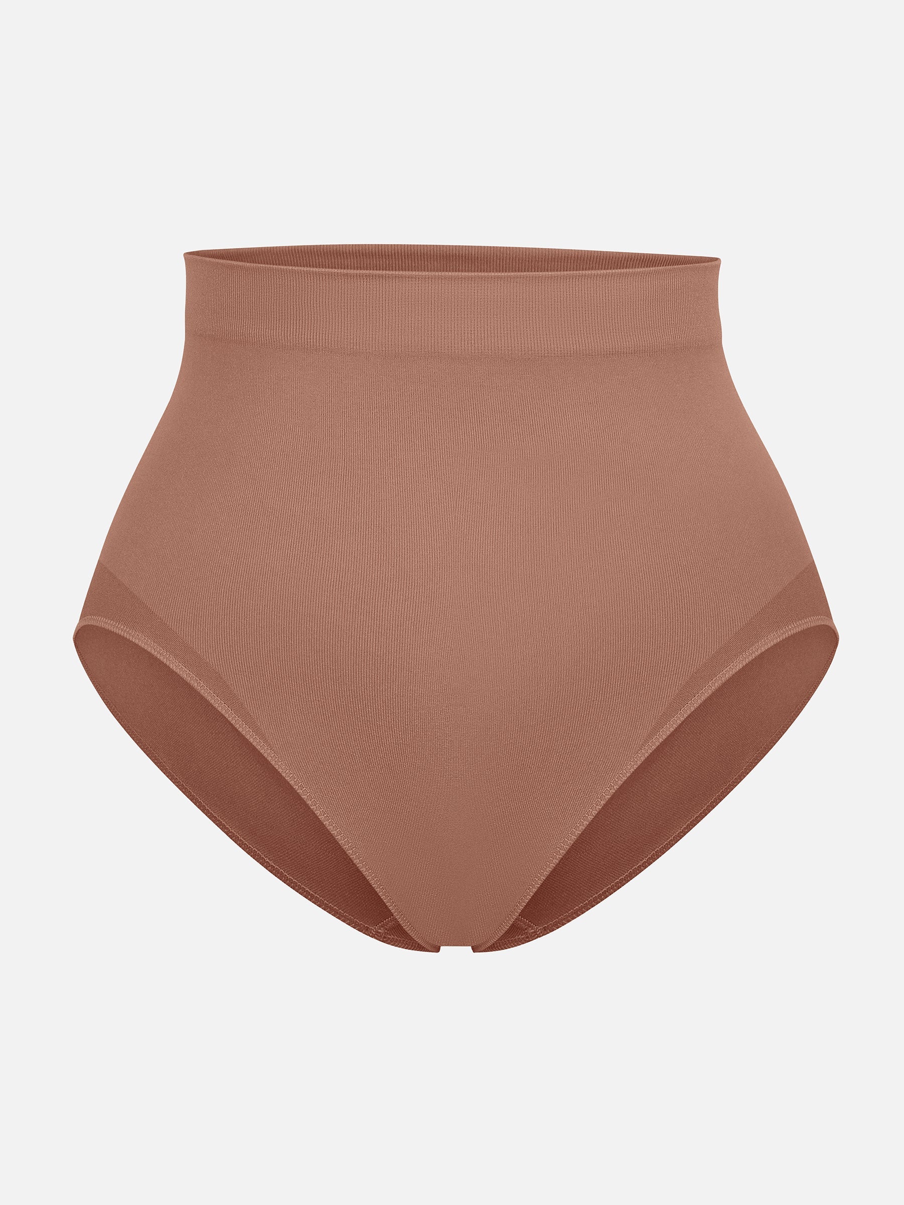 Feelingirl Seamless High-Waist Tummy Control Antibacterial Peach Hip Brief [BOGO]