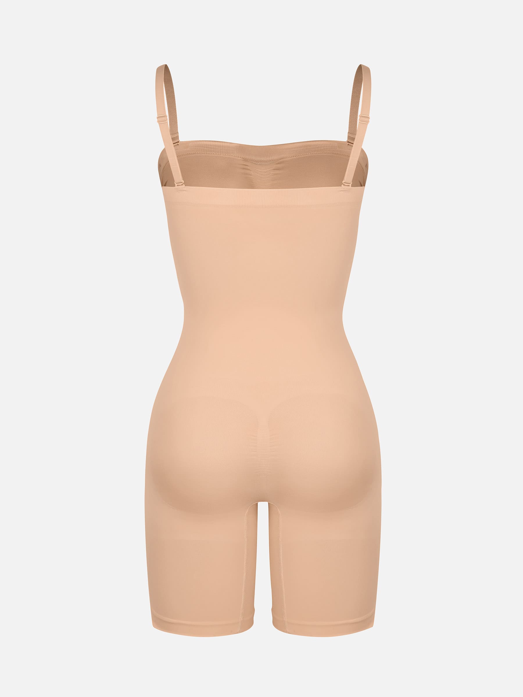 Feelingirl Strapless Seamless Bodysuit with Removable Straps