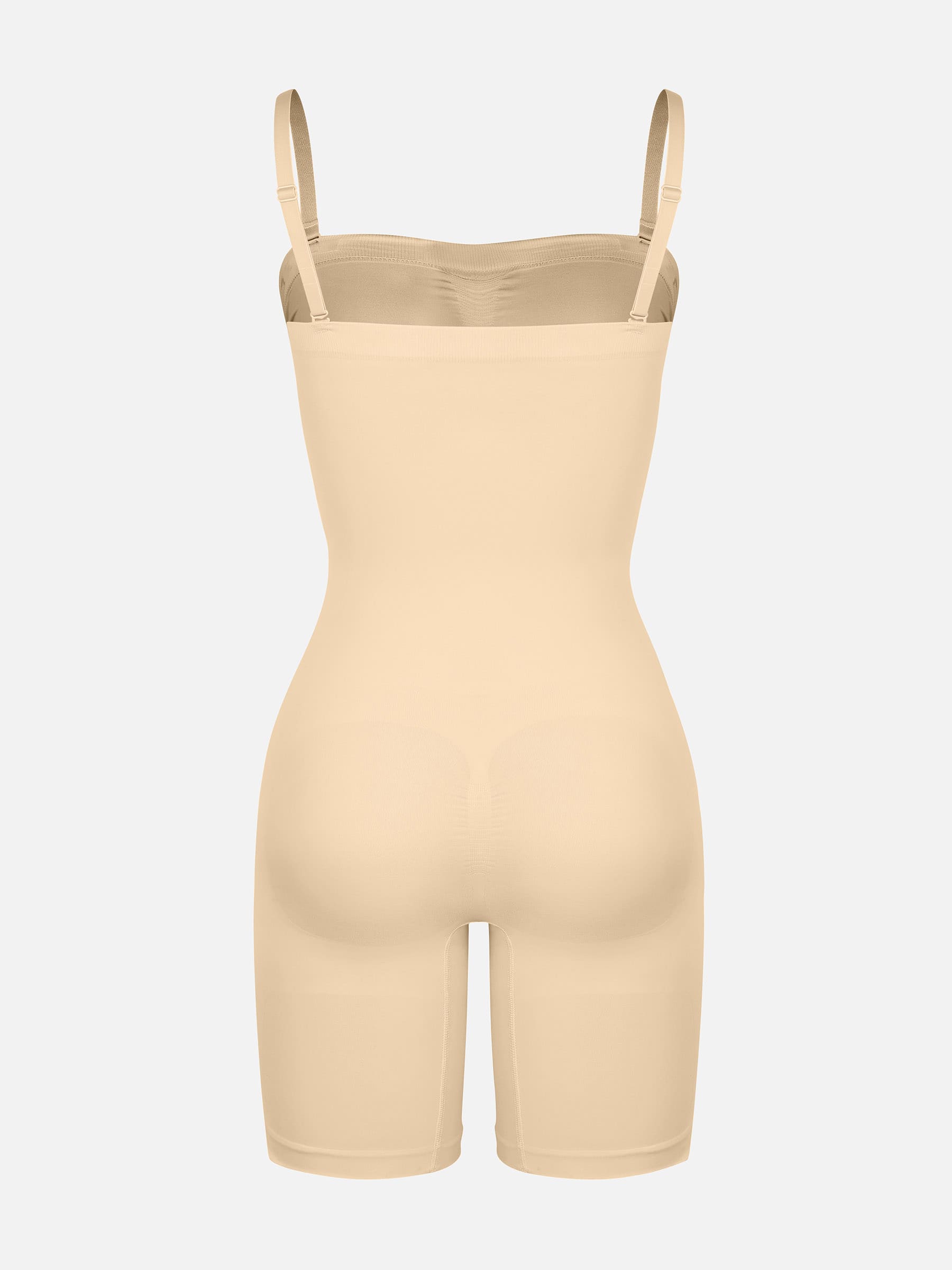 Feelingirl Strapless Seamless Bodysuit with Removable Straps