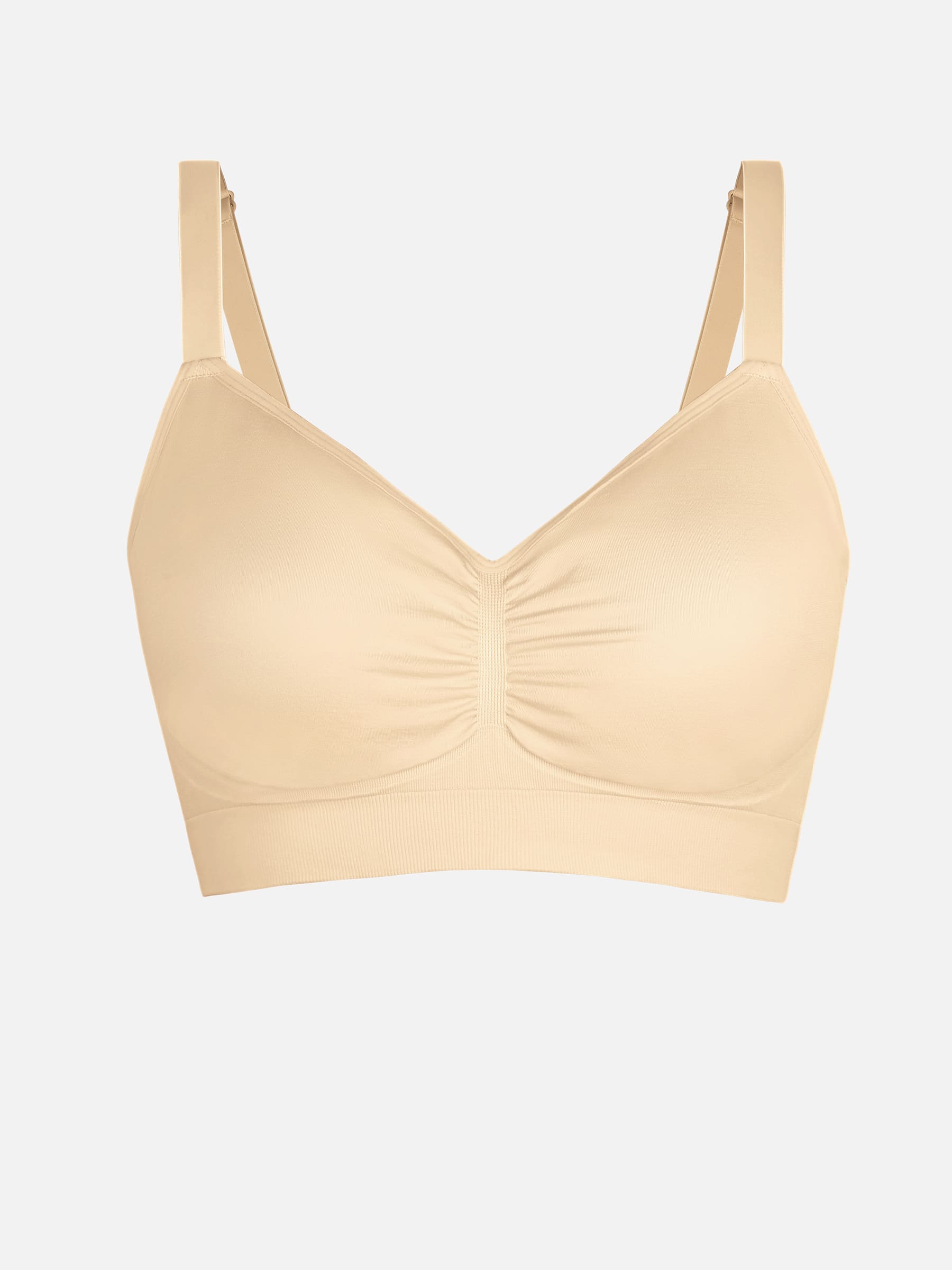 Feelingirl Seamless Everyday Bra with Built-In Soft Padding Bundle