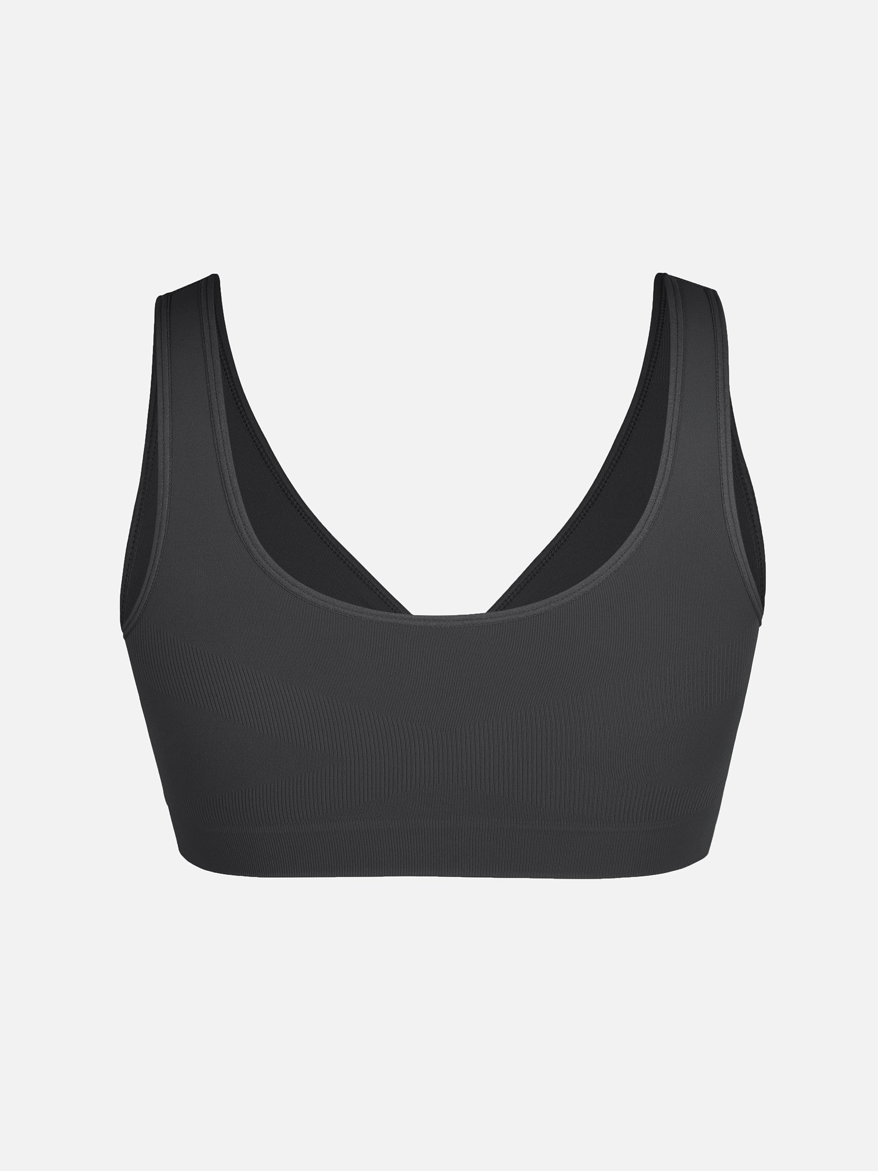 Feelingirl Seamless Wide Straps Everyday Bra