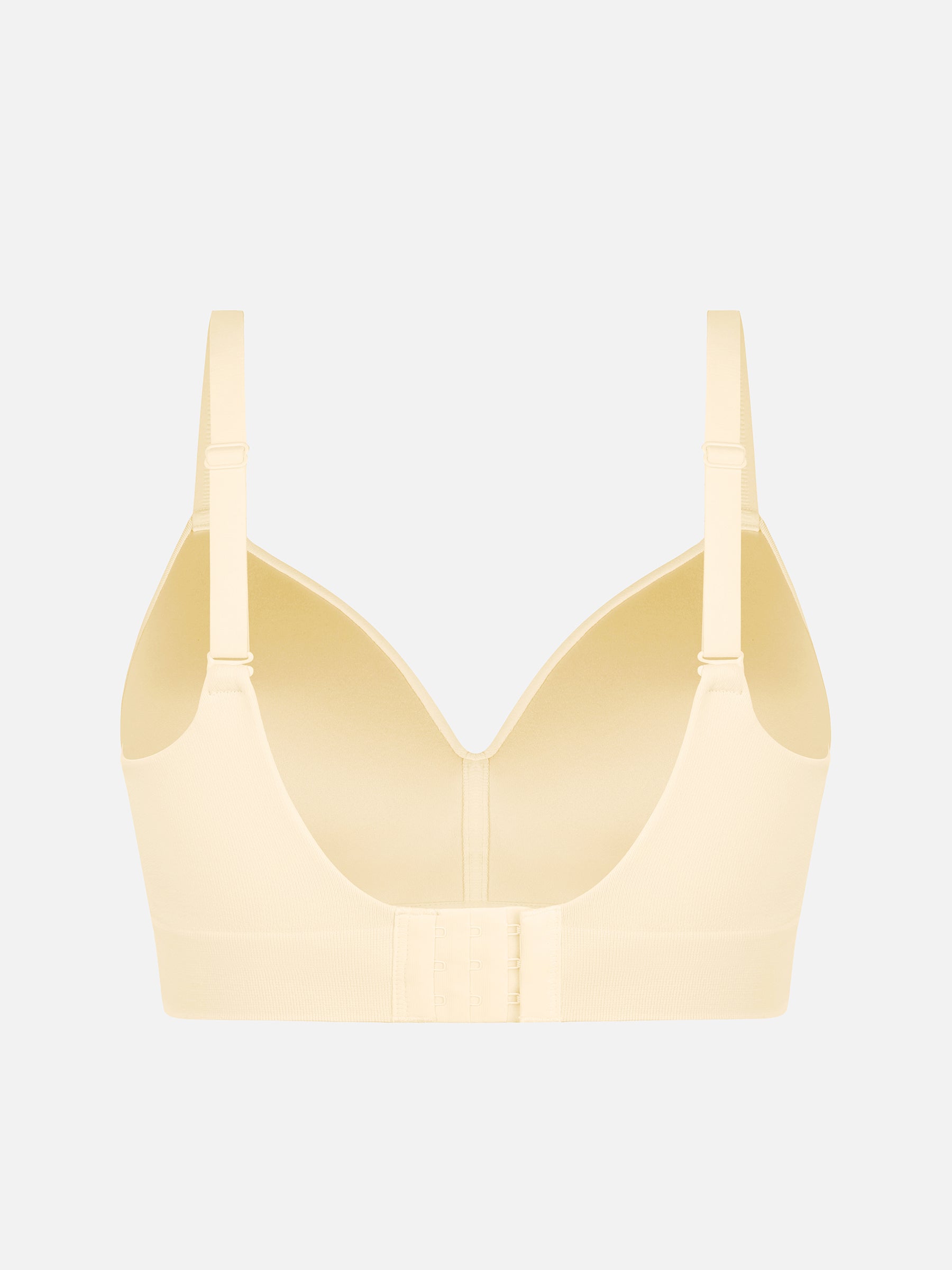 Feelingirl 1 V Neck Shaping Bodysuit + 1 Push-Up Seamless Bra