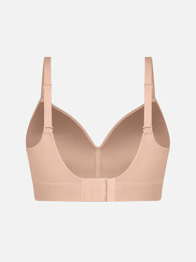 Feelingirl Wireless Seamless Push-Up V-neck Bra