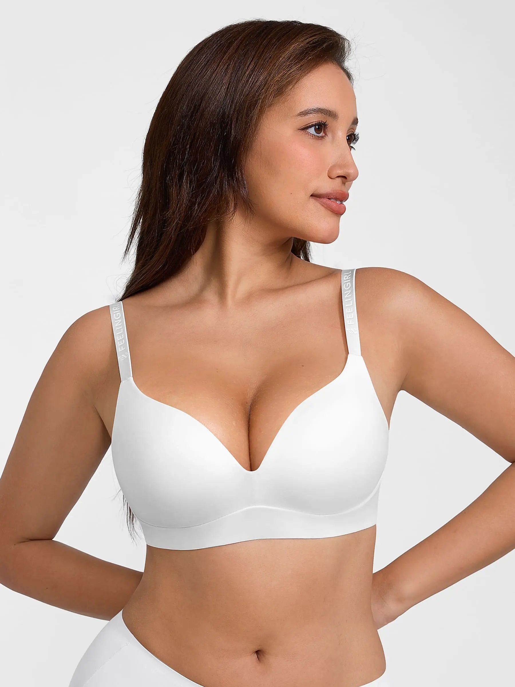 Feelingirl Cloud Soft Wireless Bra Seamless Lift Support Everyday Wear