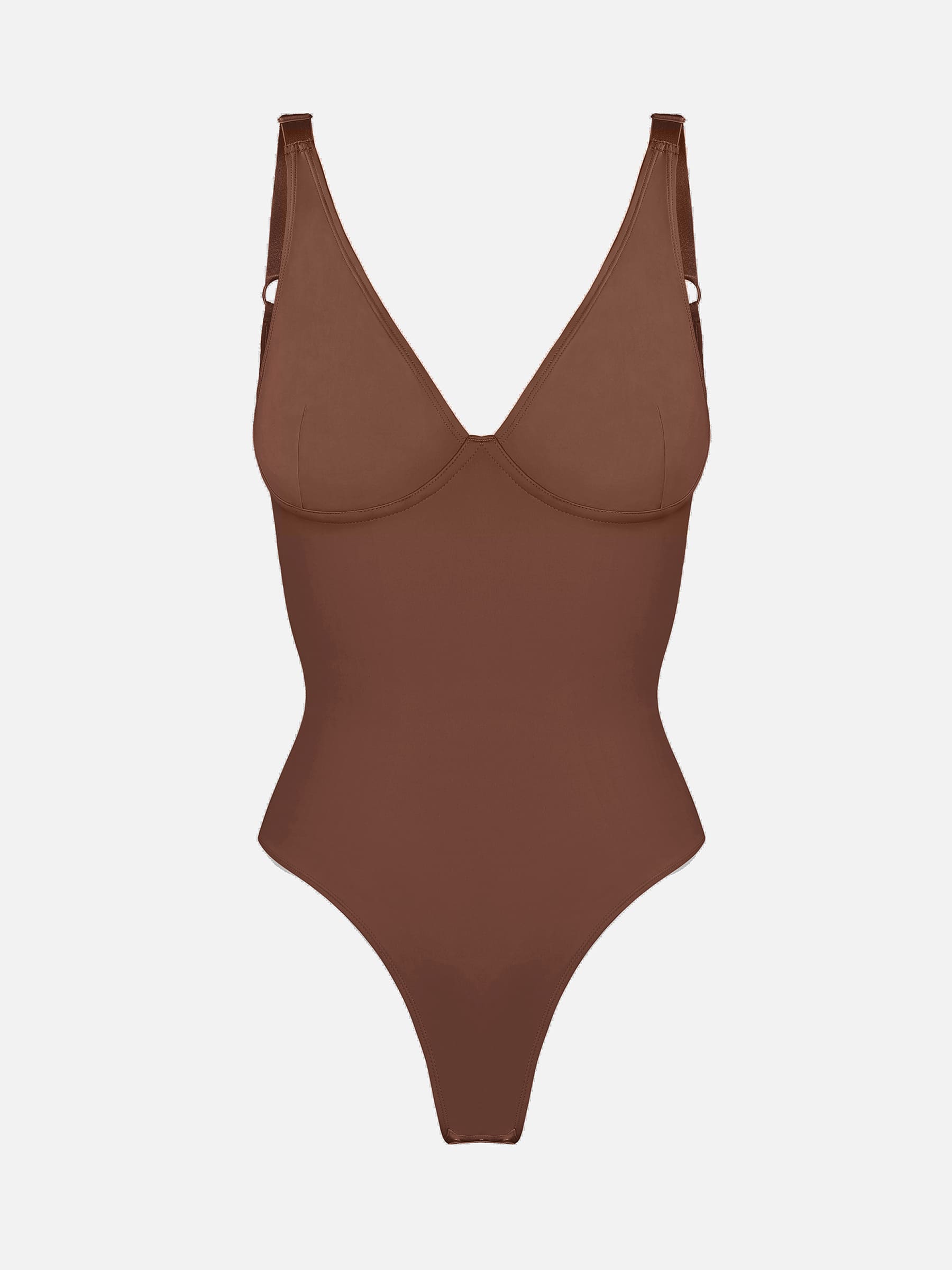 Feelingirl Deep V Neck Tummy Control Shapewear Bodysuit [BOGO]