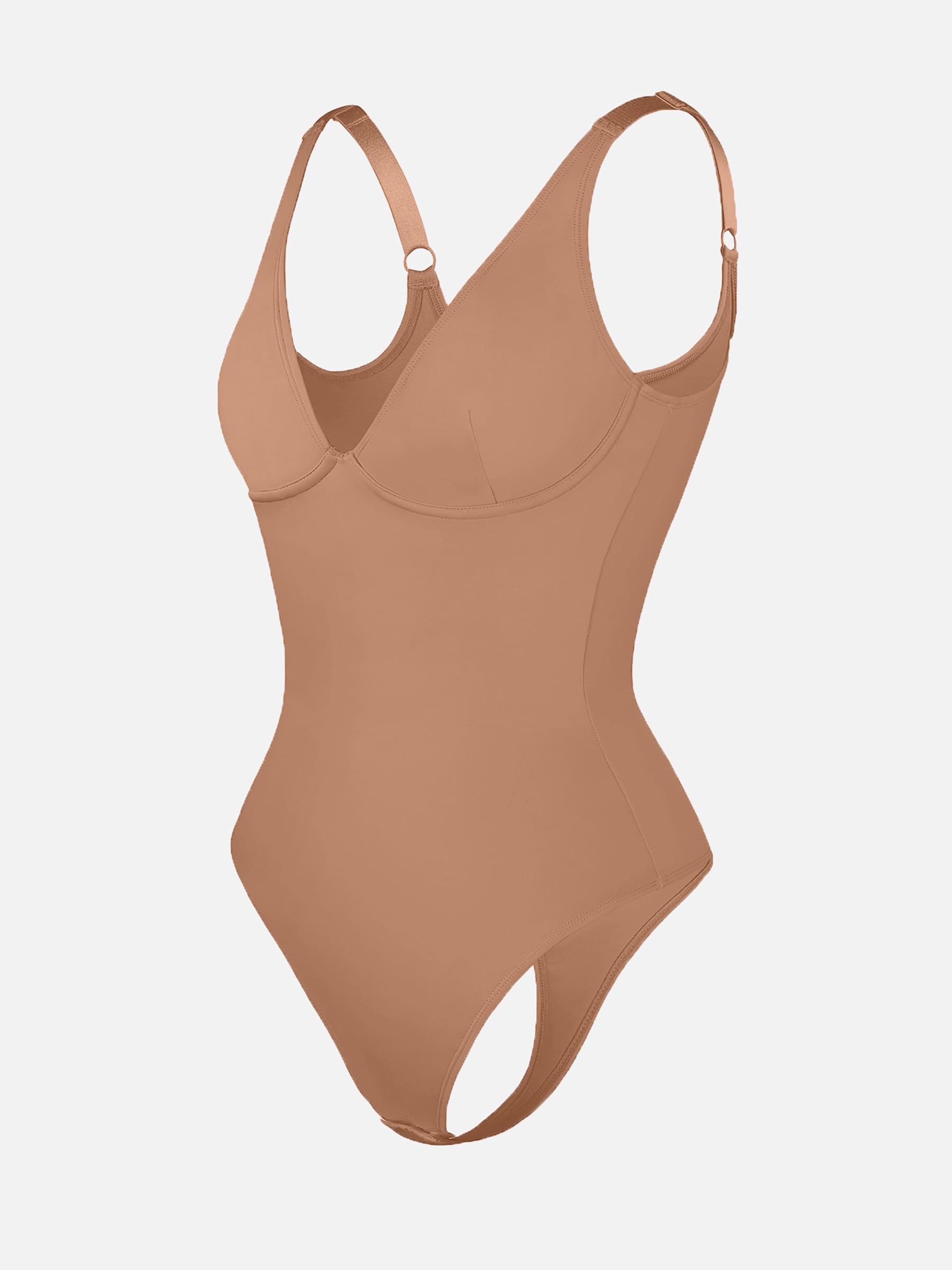 Feelingirl Deep V Neck Tummy Control Shapewear Bodysuit [BOGO]