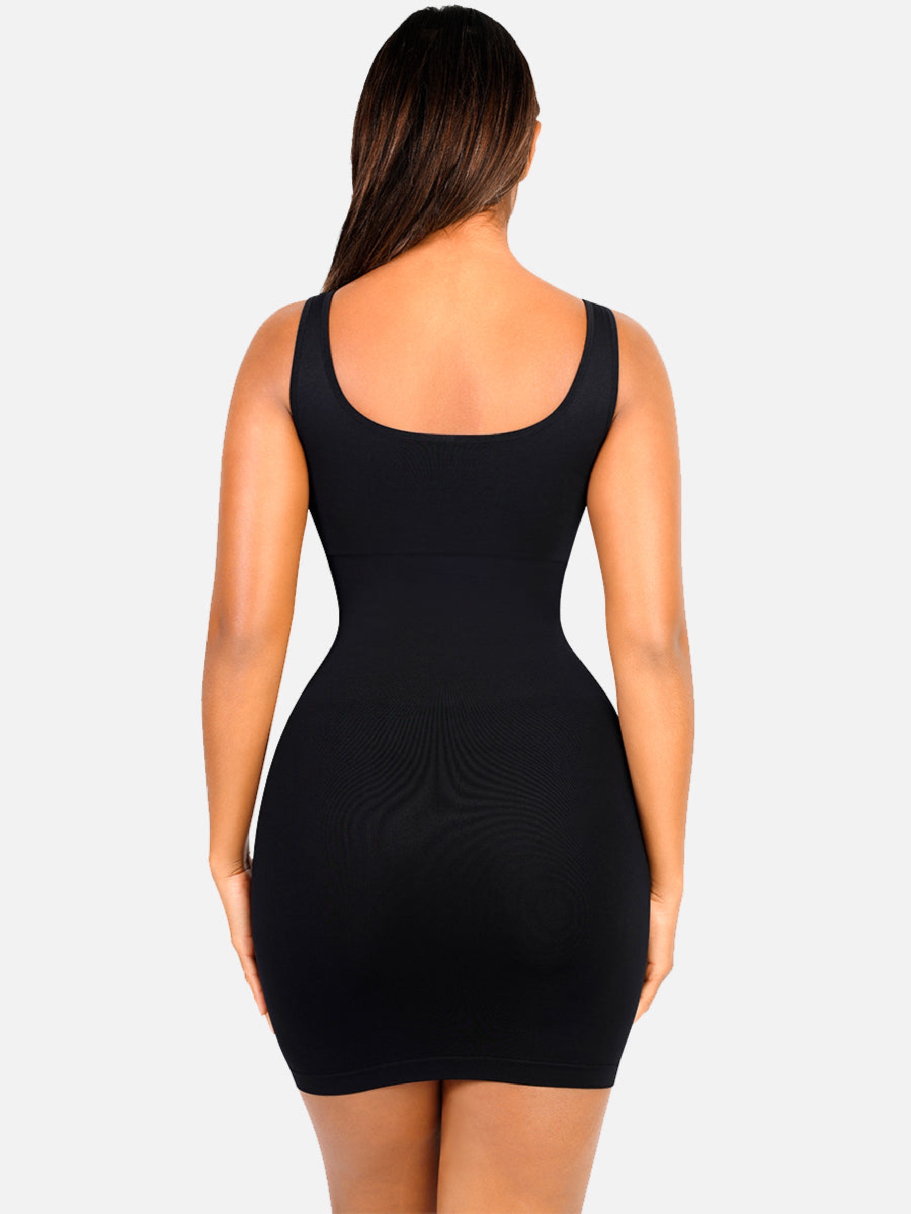Feelingirl Seamless Square Neck Shaping Dress