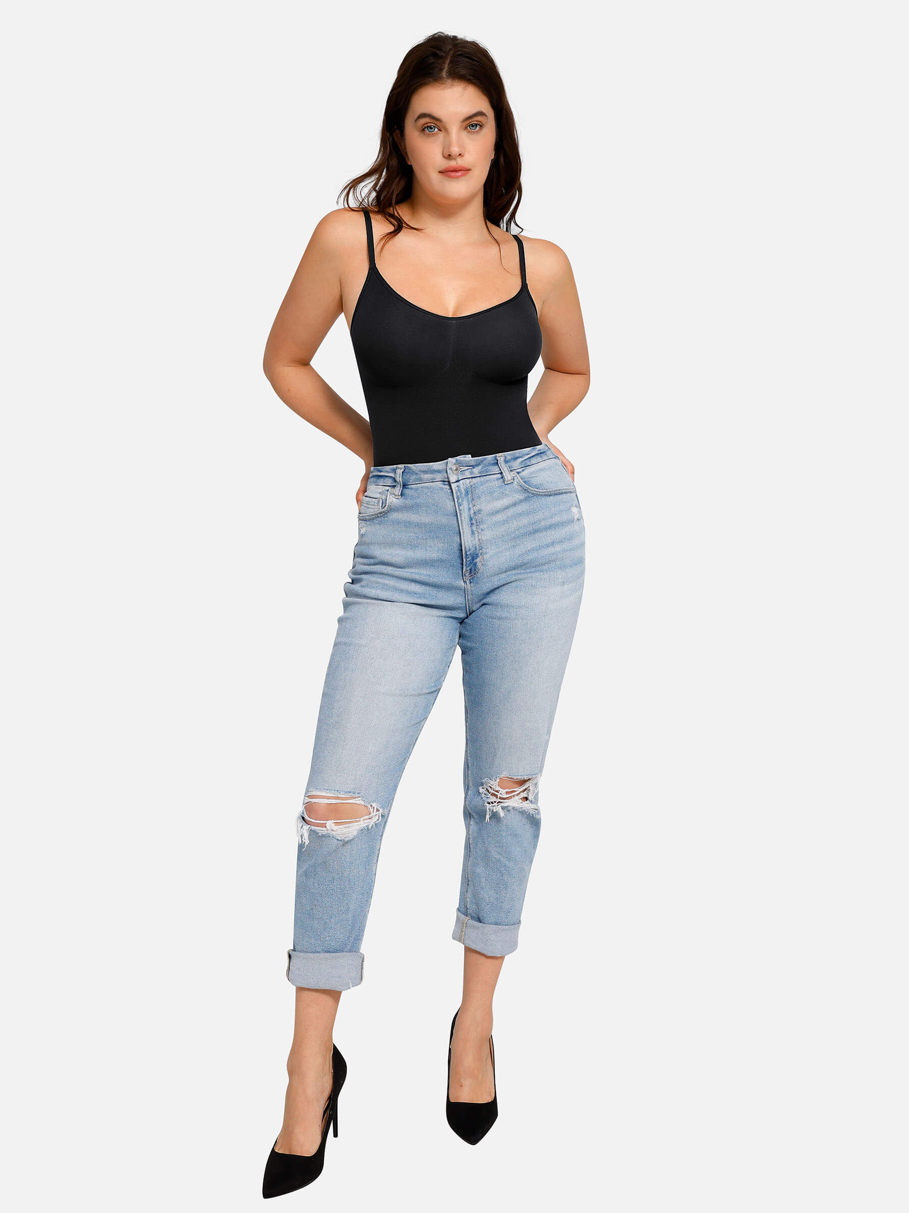 Feelingirl Everyday Wear Seamless Thong Bodysuit