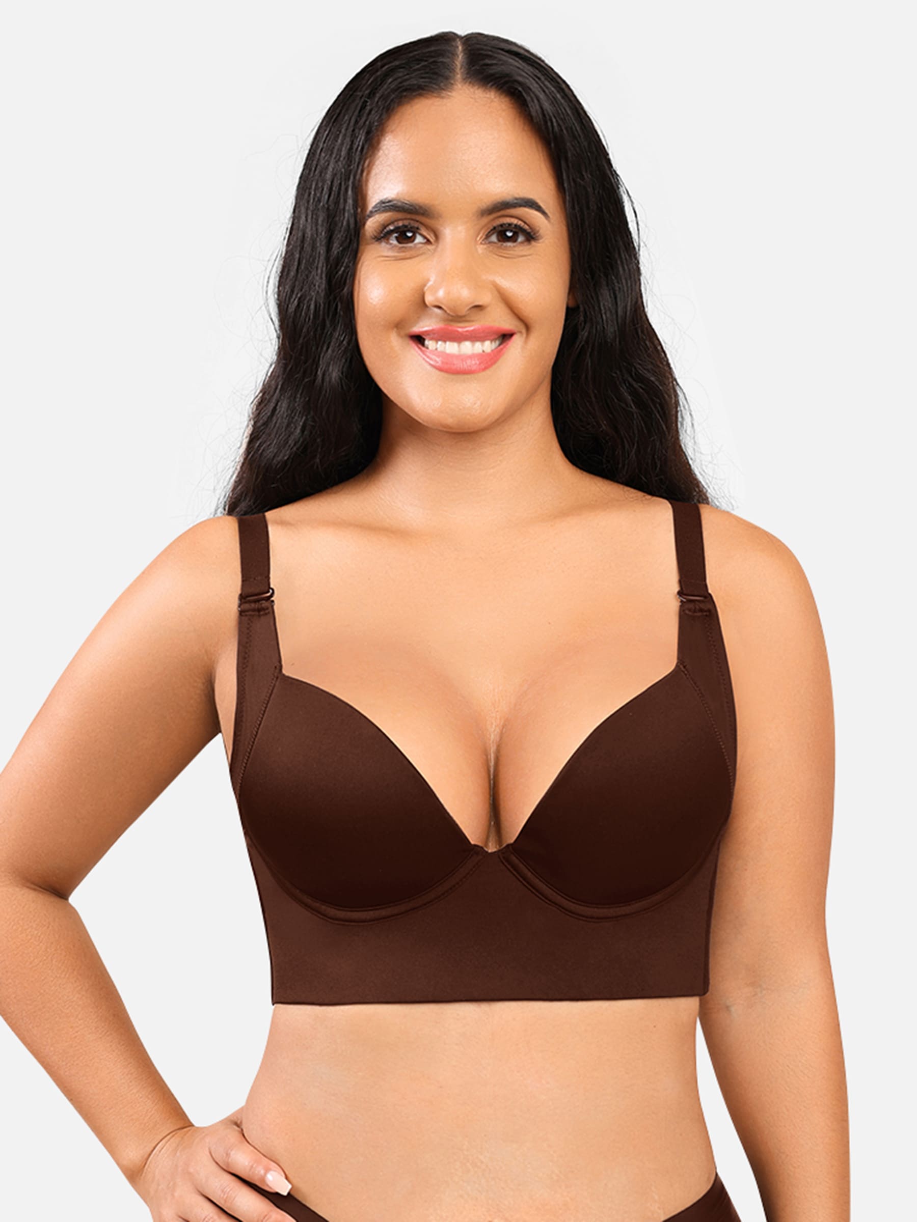 Feelingirl Adjustable Underwire Push-Up Bra
