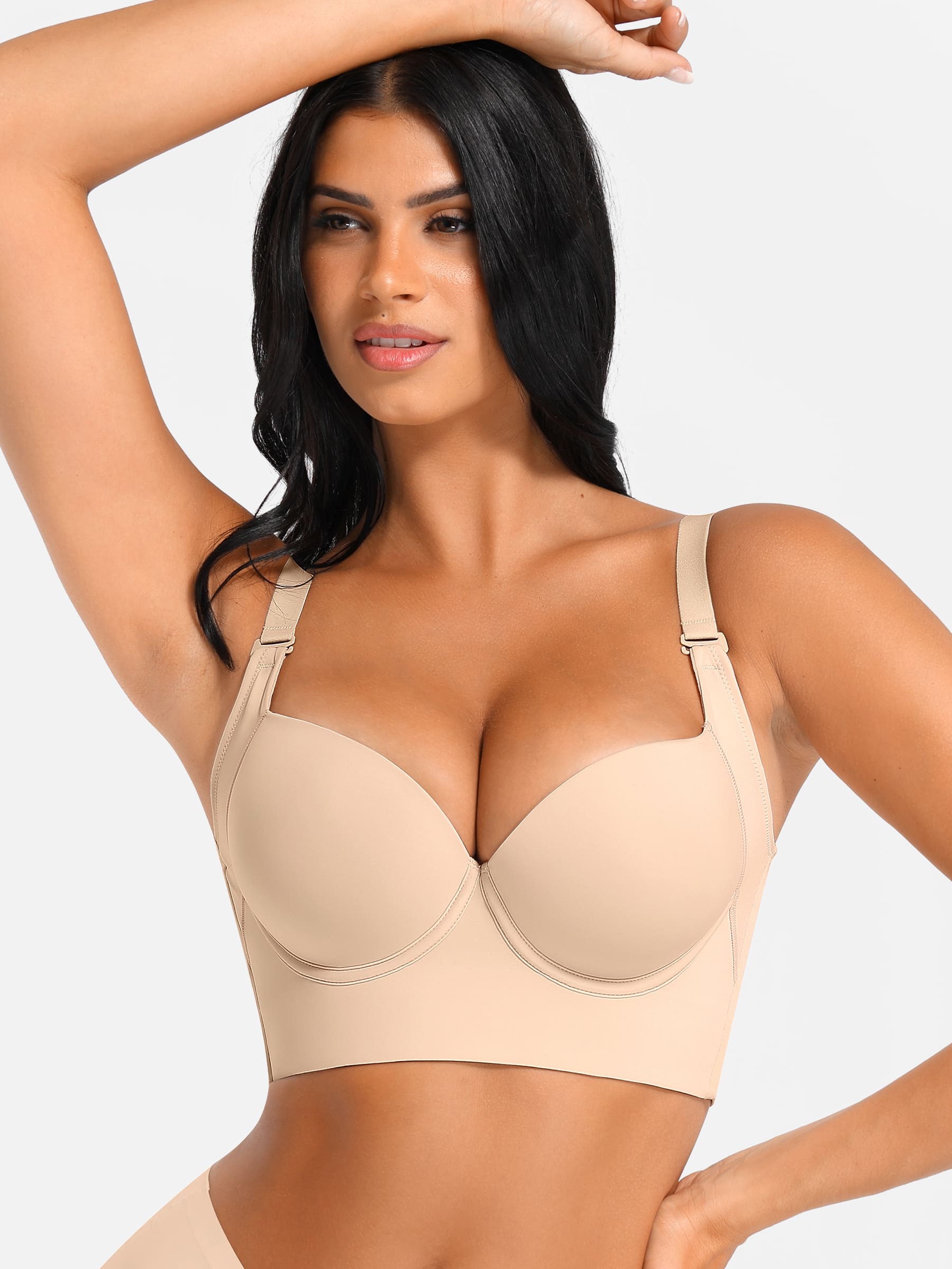 Feelingirl Adjustable Underwire Push-Up Bra