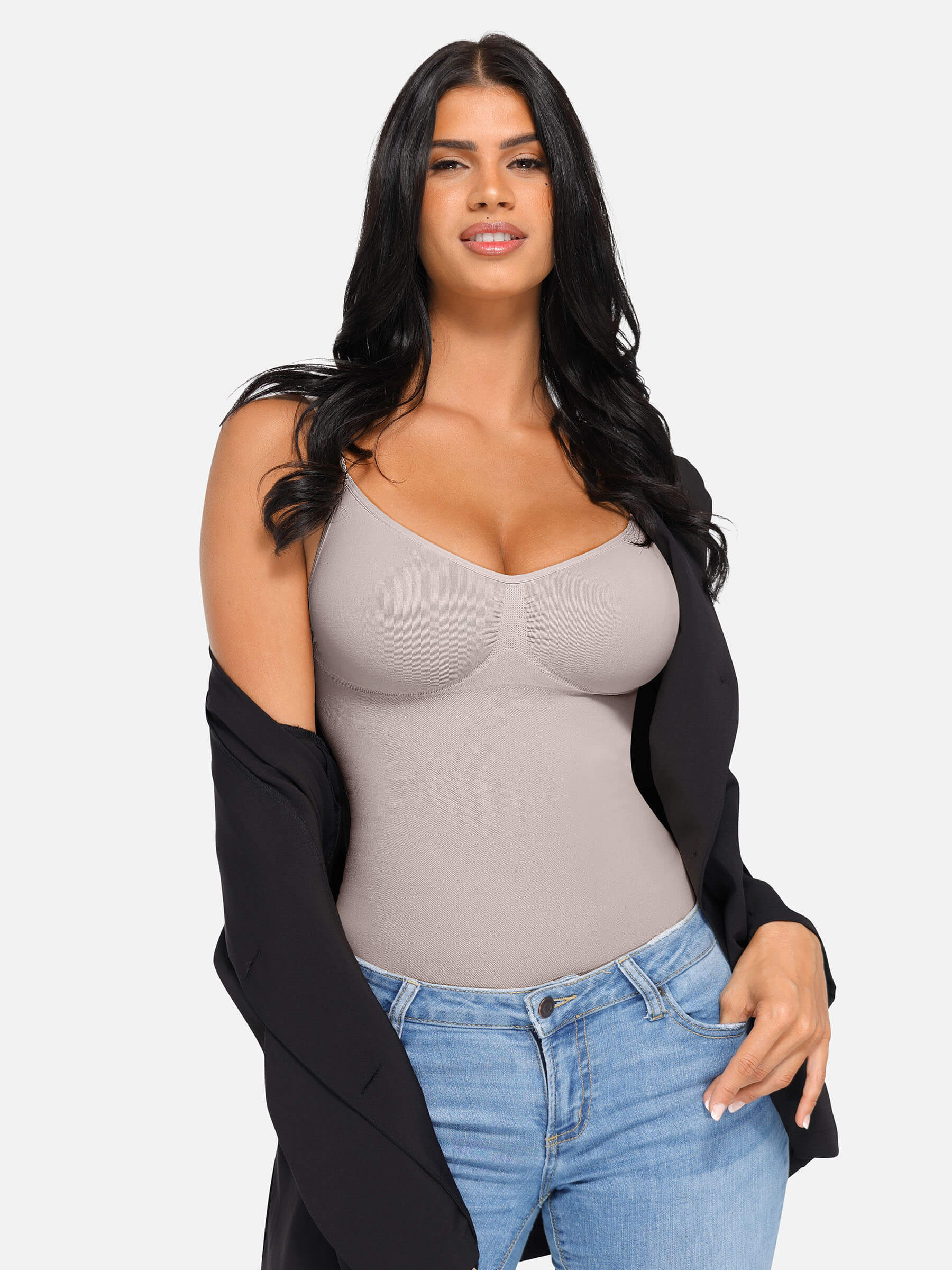 Feelingirl Bust Support Waist and Abdomen Control Shape Tank Top Vest [BOGO]