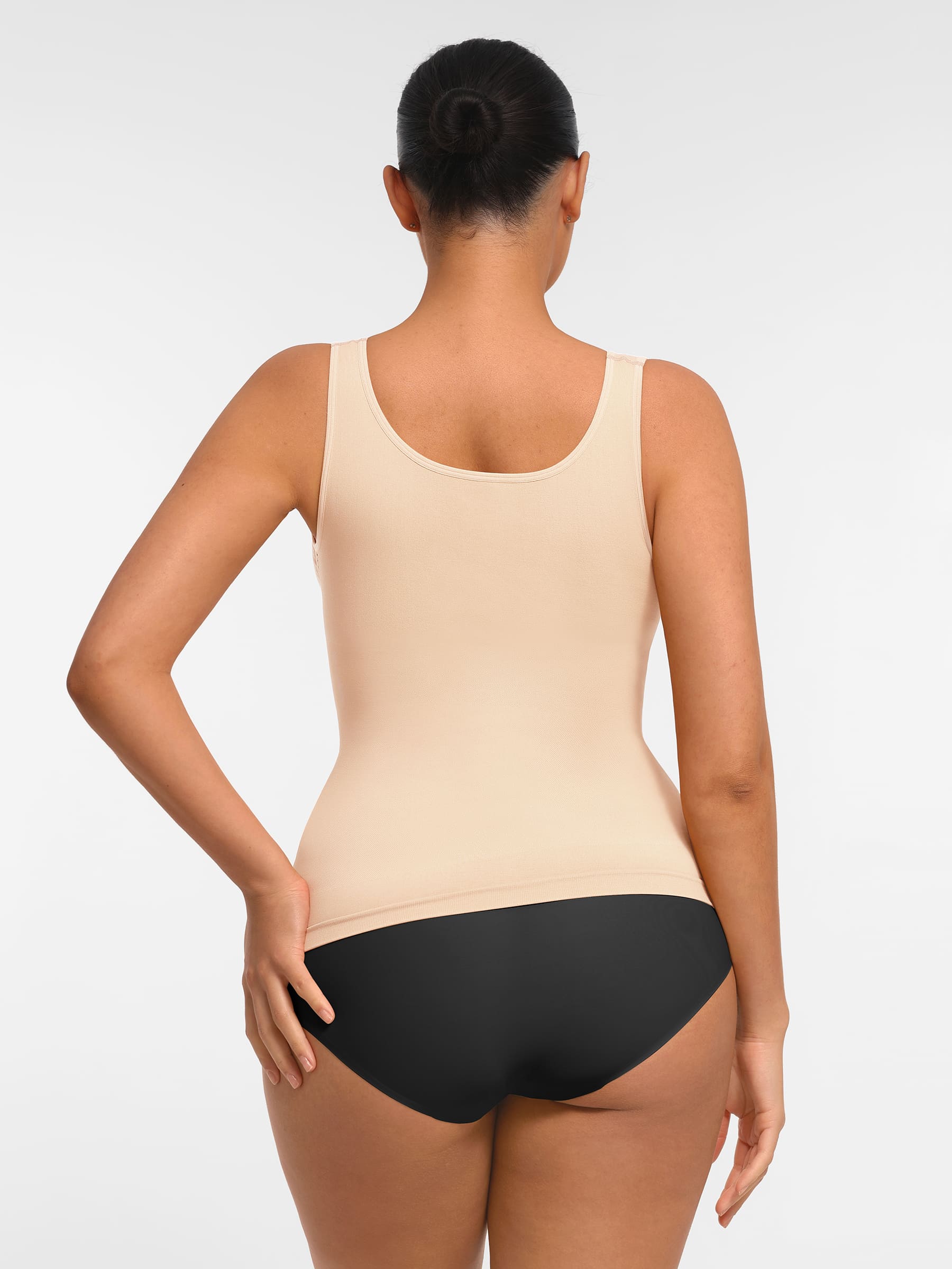 Feelingirl Bust Support Waist and Abdomen Control Shape  Wide Straps Tank Top