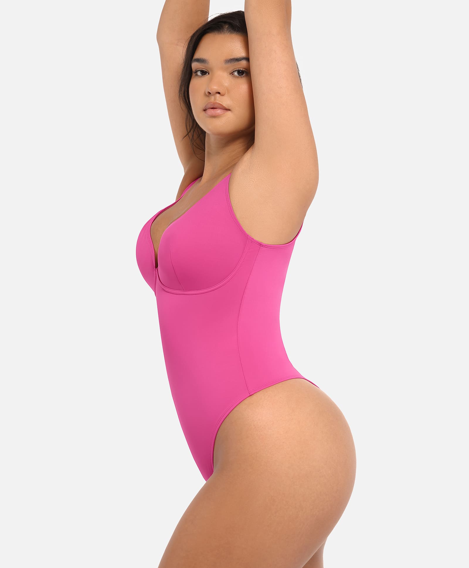 Feelingirl Deep V Neck Tummy Control Shapewear Bodysuit [BOGO]