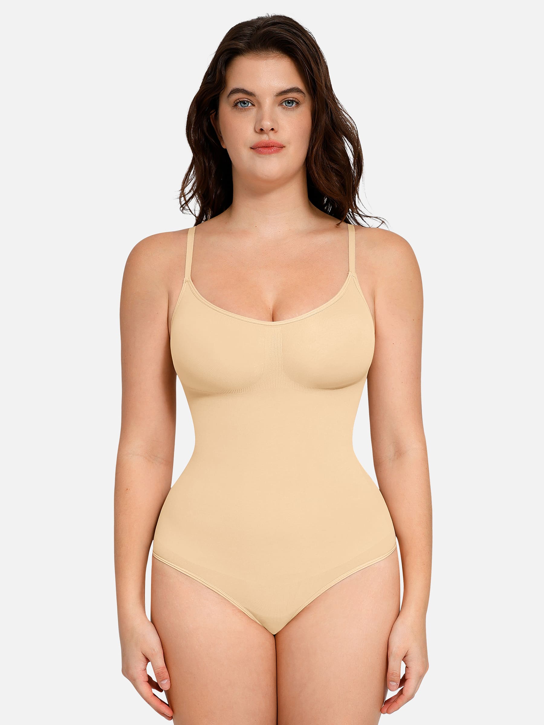 Feelingirl Everyday Wear Seamless Thong Bodysuit