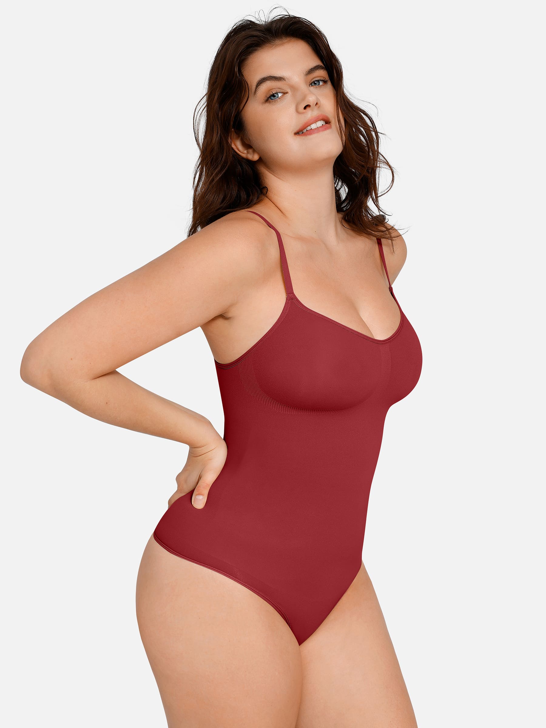Feelingirl Everyday Wear Seamless Thong Bodysuit