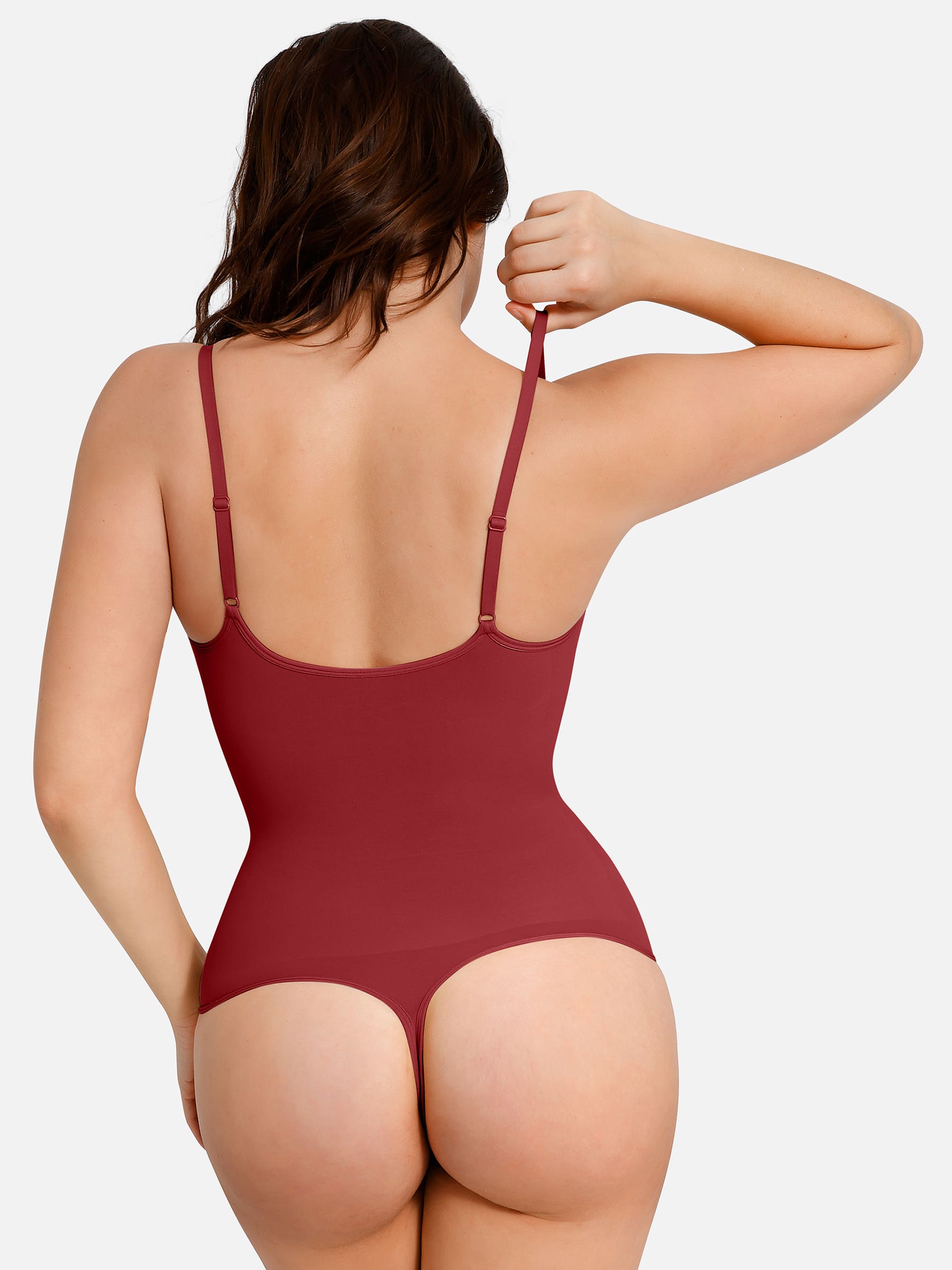 Feelingirl Everyday Wear Seamless Thong Bodysuit