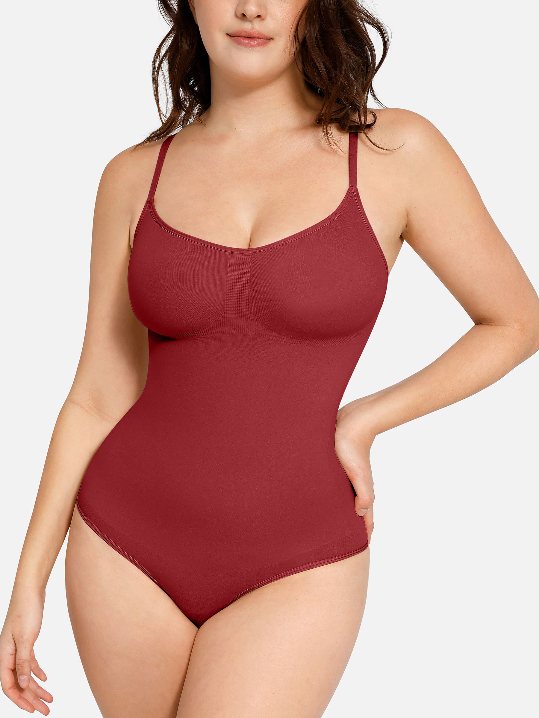 Feelingirl Everyday Wear Seamless Thong Bodysuit