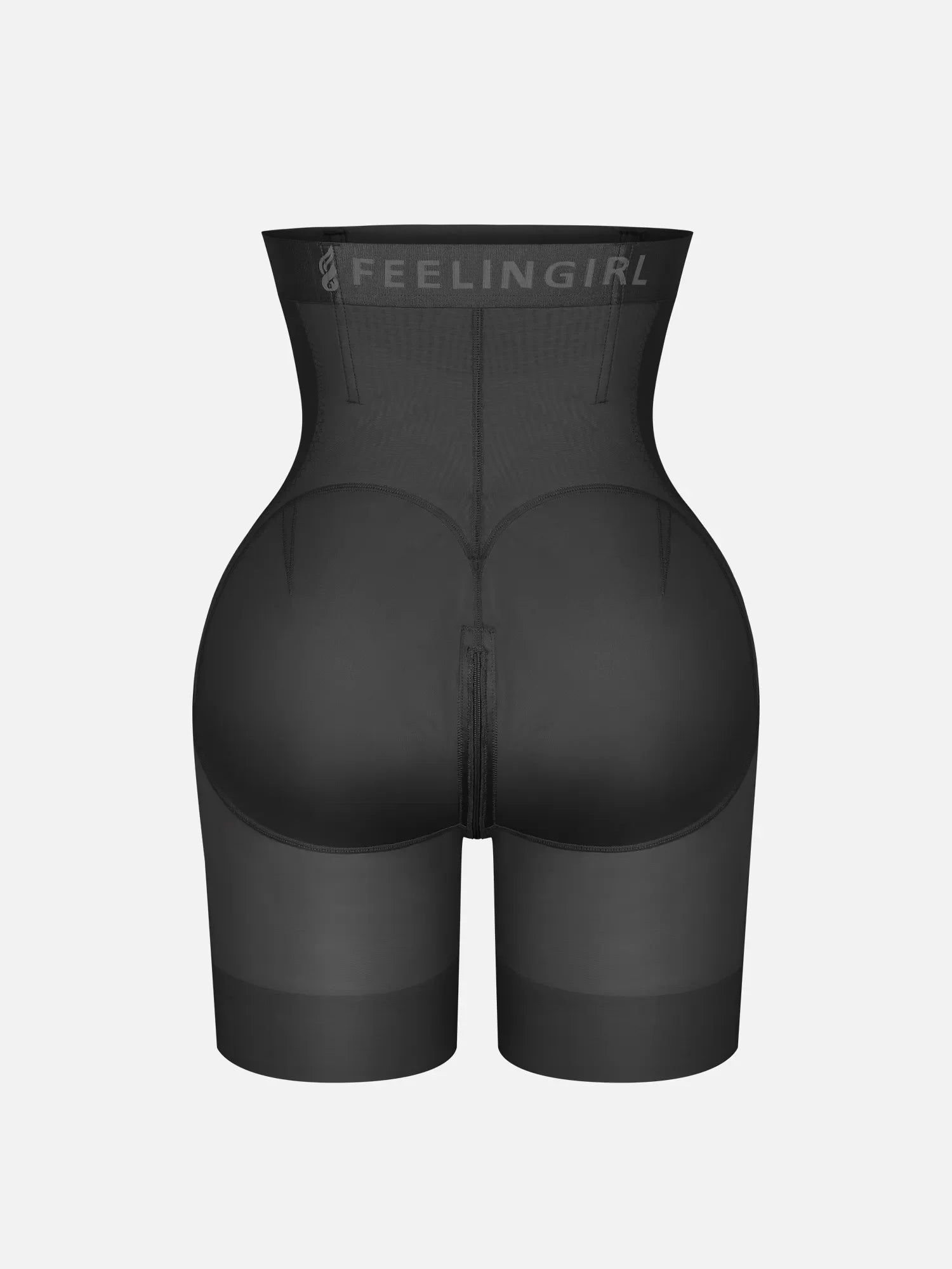 Feelingirl Inverted "Y" Compression Tummy Control Butt Lift Shaper Shorts