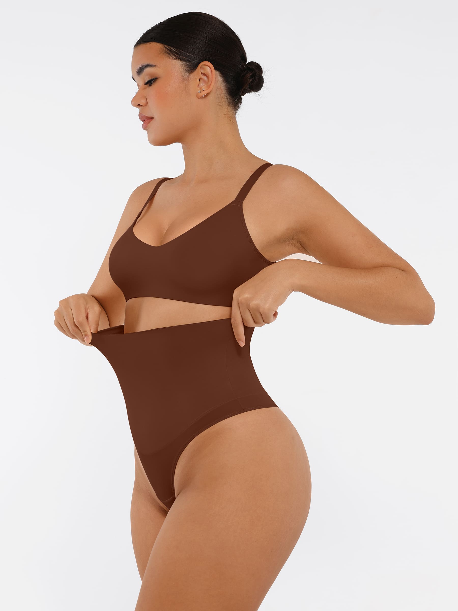 Feelingirl Mid-Waisted Thong Tummy Control Shaper Panties [BOGO]