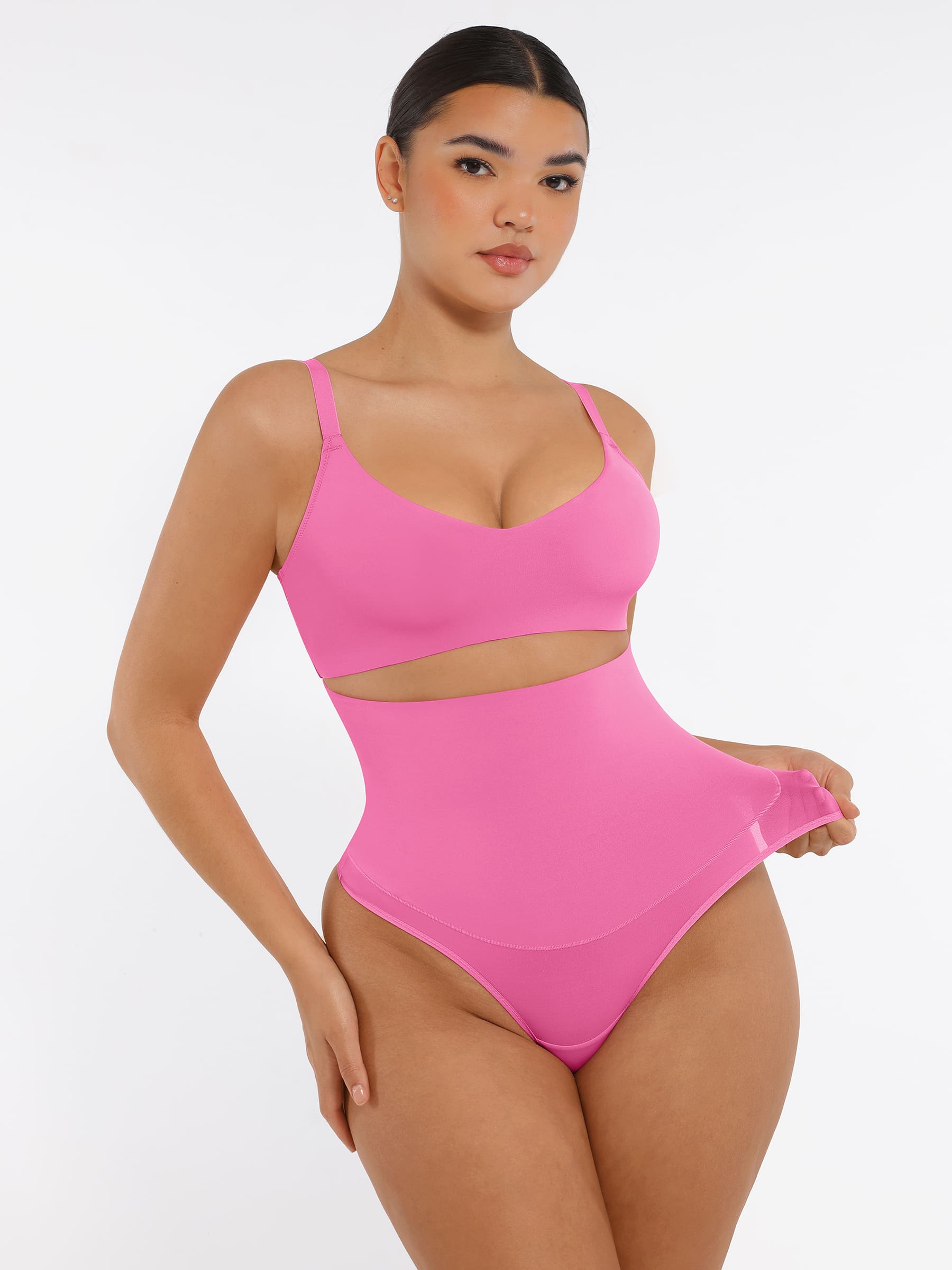 Feelingirl Mid-Waisted Thong Tummy Control Shaper Panties [BOGO]