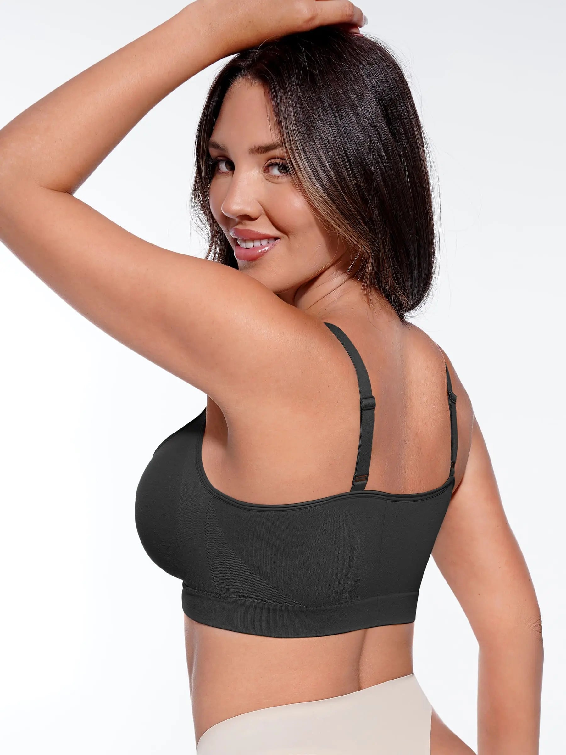 Feelingirl No Underwire Seamless Lace Everyday Bra