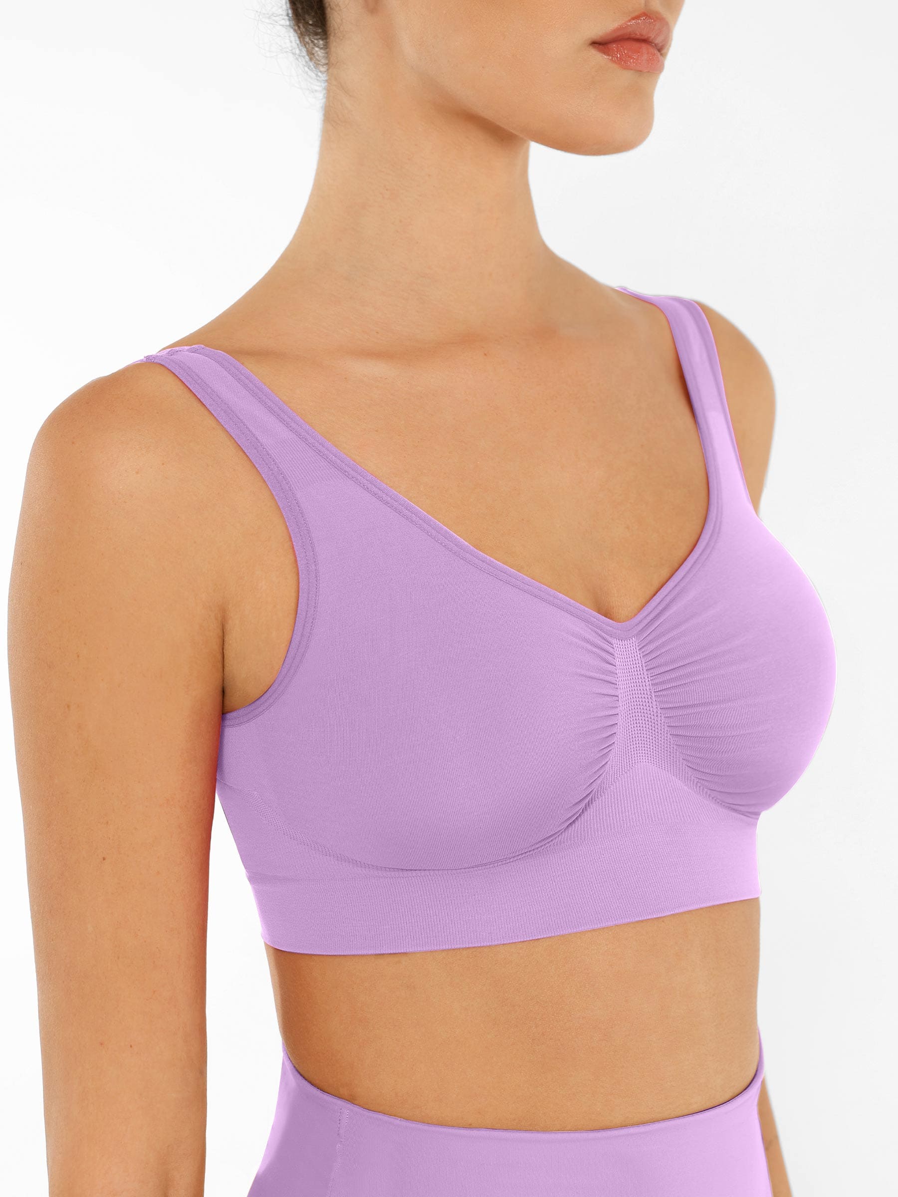 Feelingirl No Underwire Wide Straps Everyday Bra