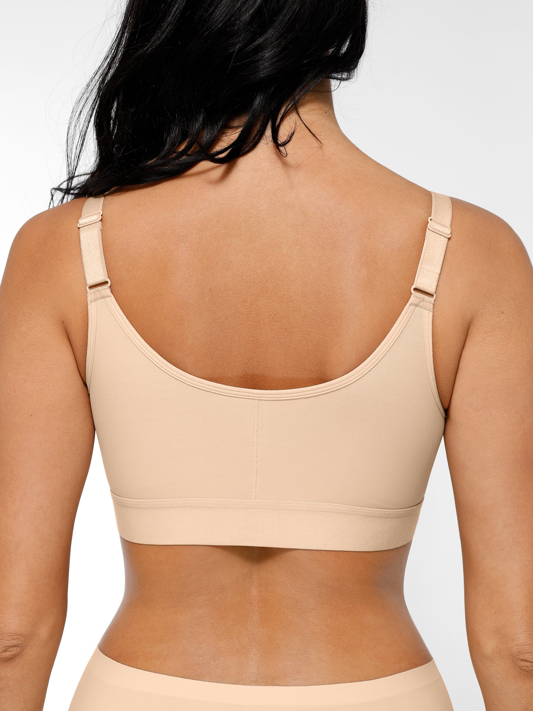 Feelingirl Post Surgery Full Coverage Compression Surgical Front Closure Mastectomy Bra