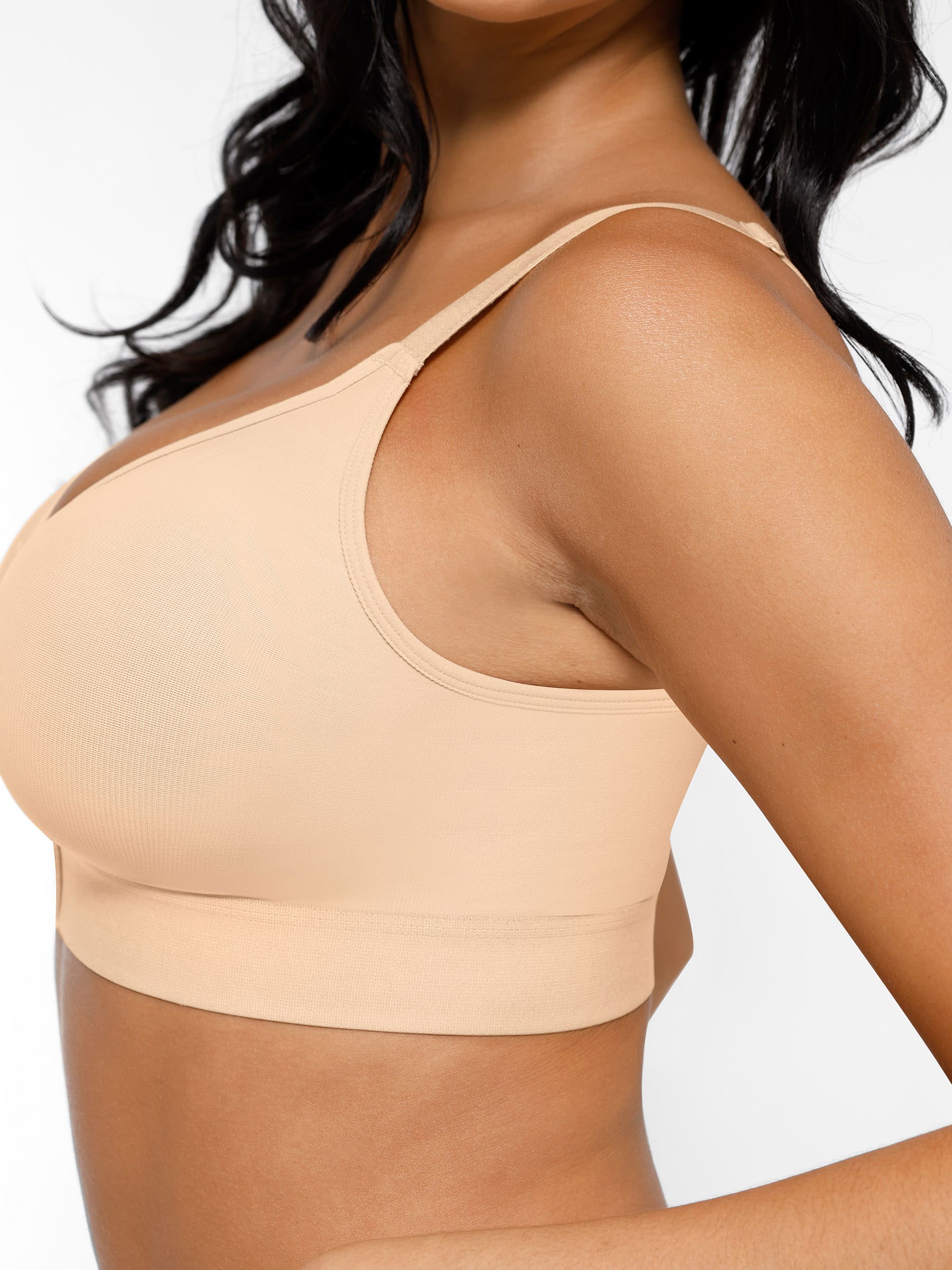 Feelingirl Post Surgery Full Coverage Compression Surgical Front Closure Mastectomy Bra