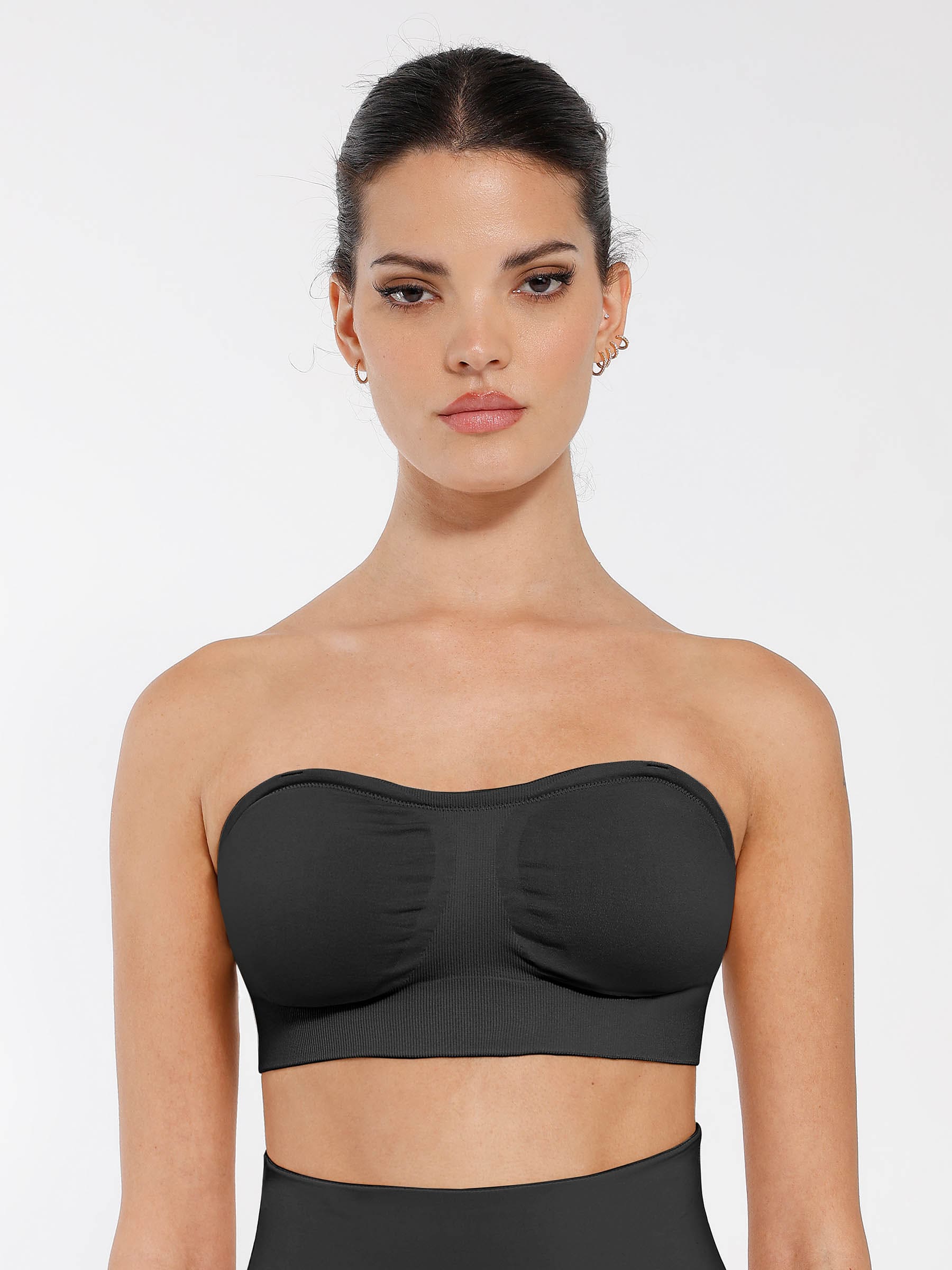 Feelingirl Seamless Anti-Slip Bandeau Bra