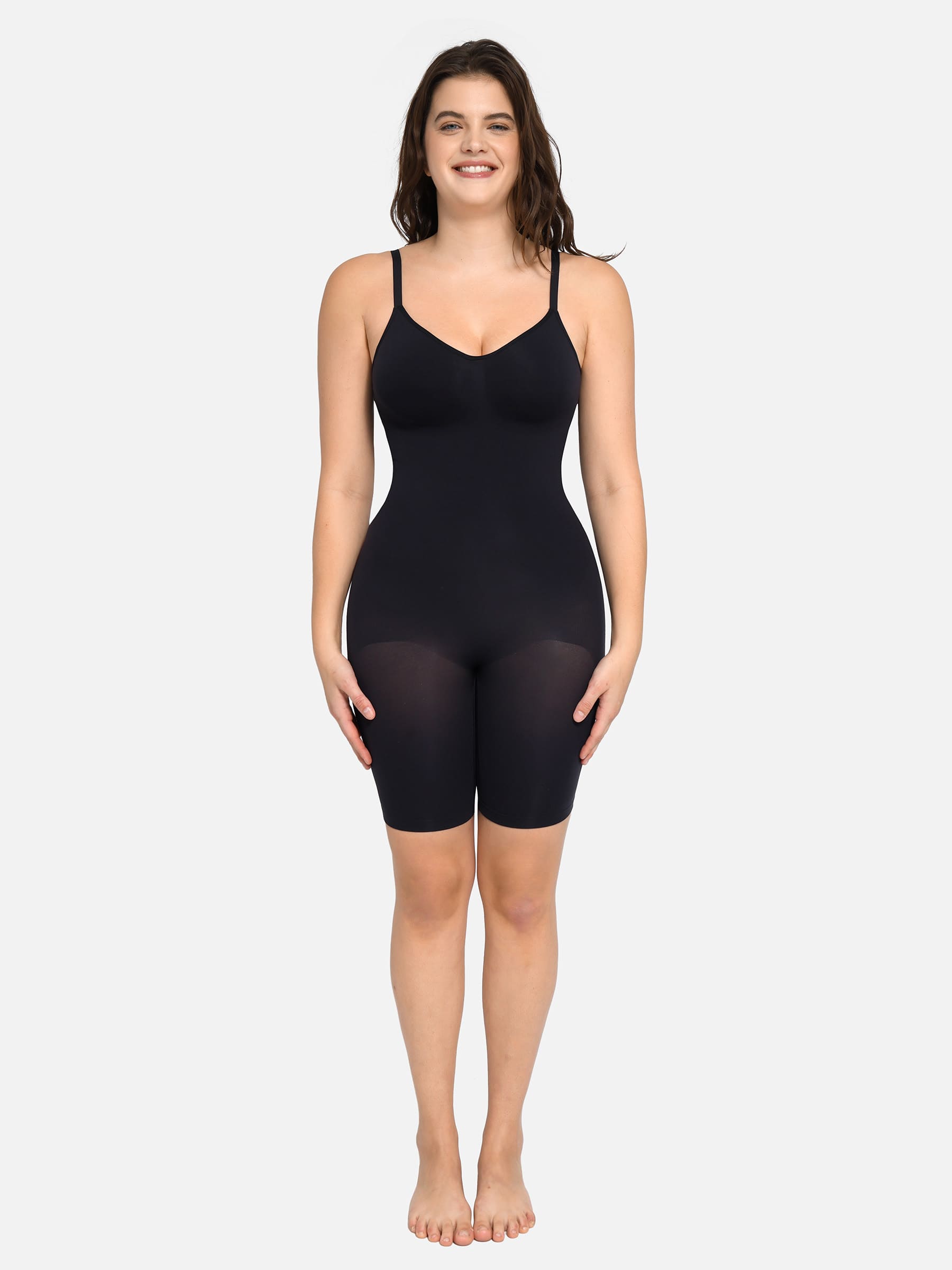 Feelingirl Seamless Boyshort Shaping Bodysuit