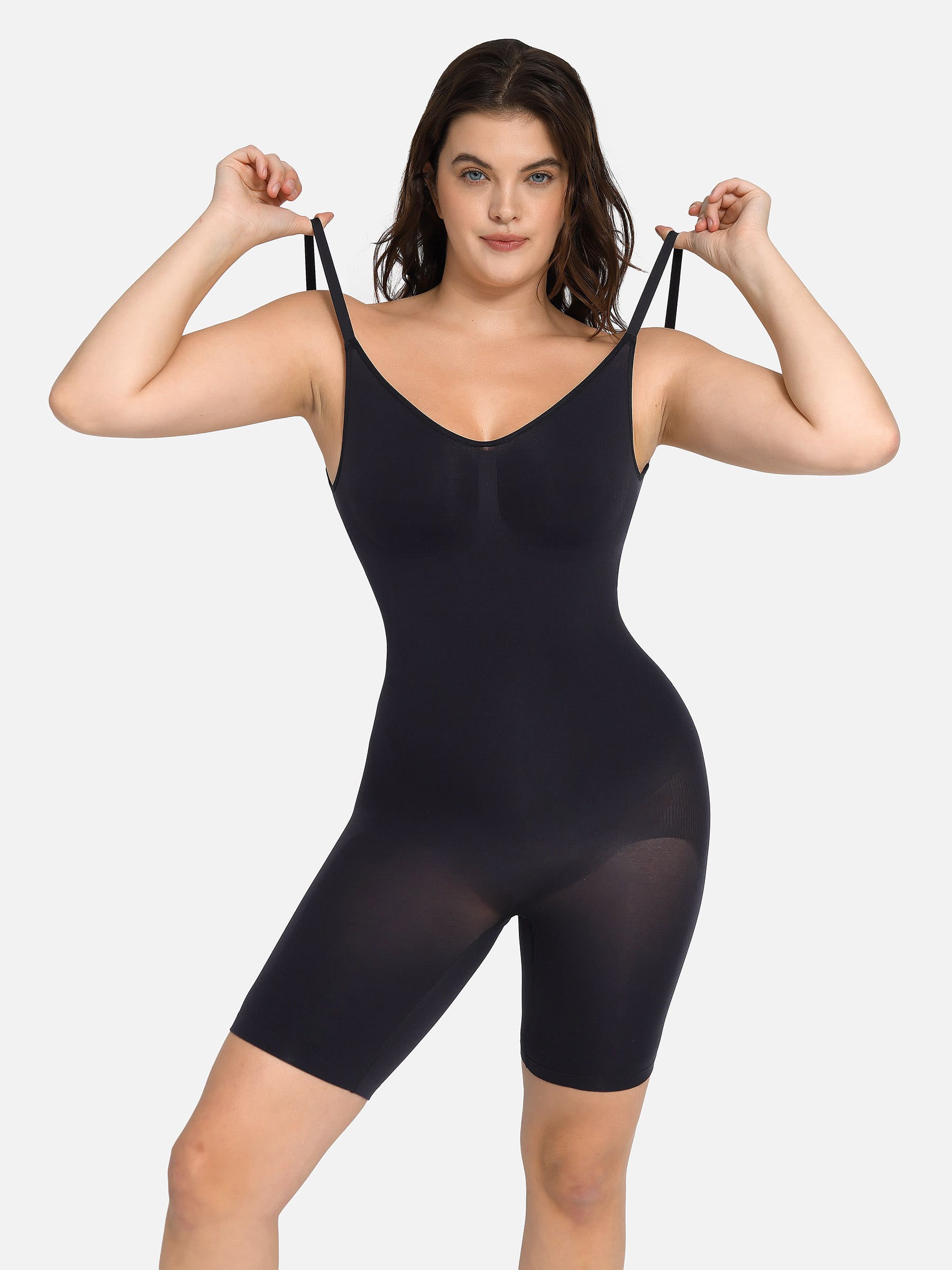 Feelingirl Seamless Boyshort Shaping Bodysuit