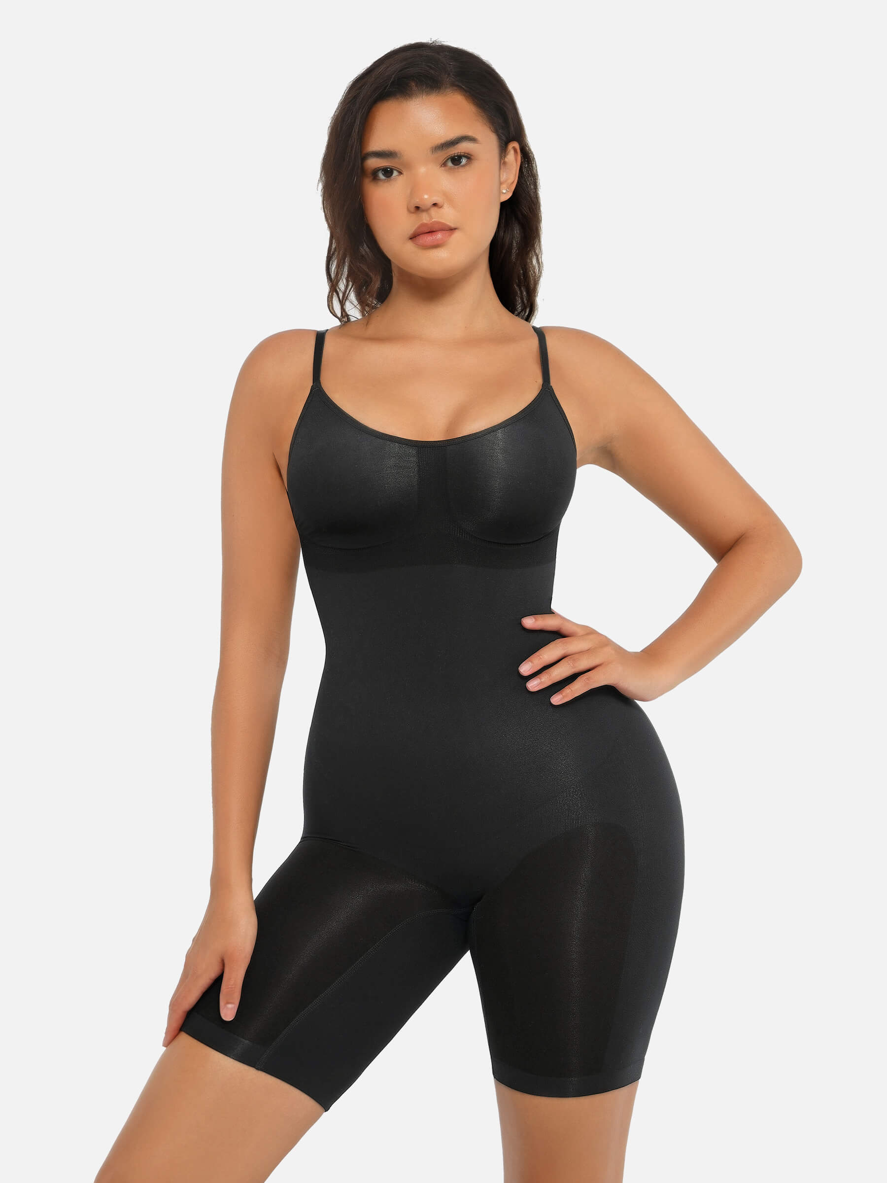 Feelingirl Seamless Boyshort Shaping Bodysuit