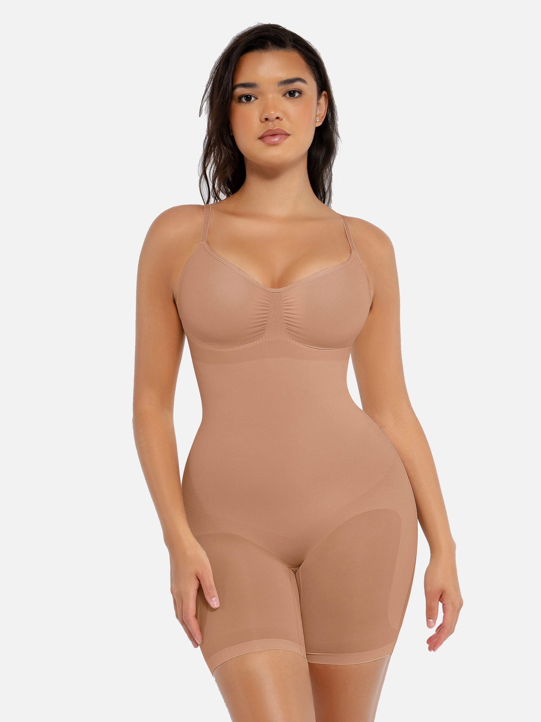Feelingirl Seamless Boyshort Shaping Bodysuit