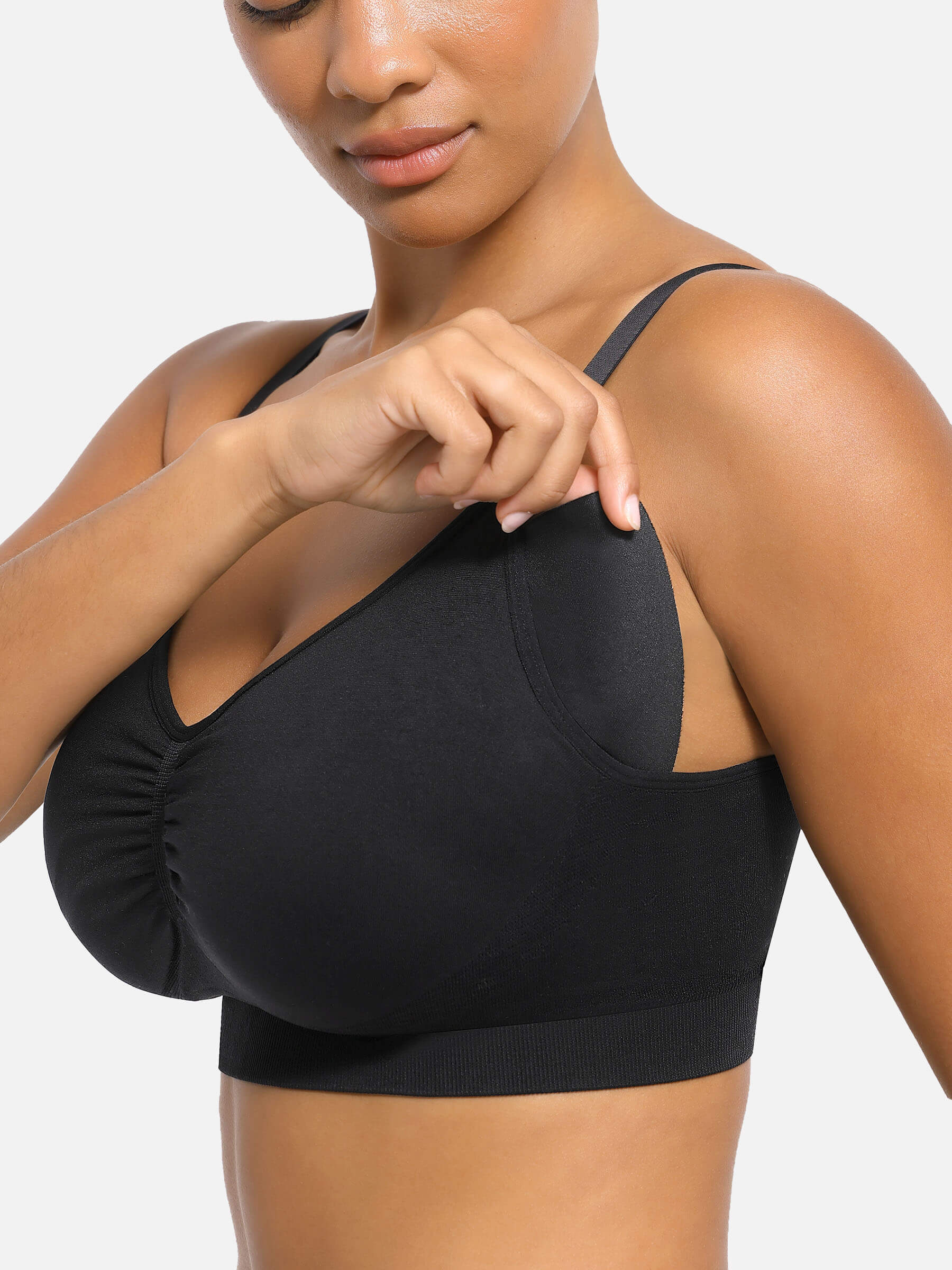Feelingirl Seamless Everyday Bra with Built-In Soft Padding Bundle